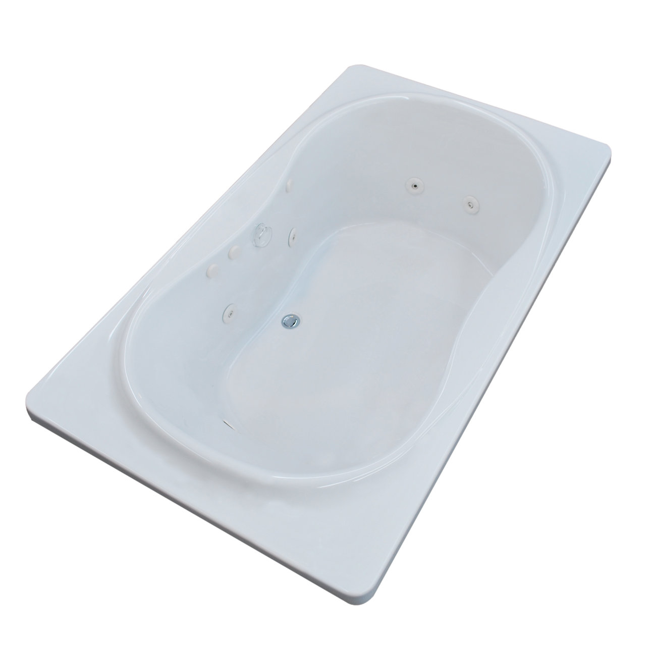 Spa Escapes Cayman 71 38 X 41 5 Rectangular Whirlpool Jetted Spa Escapes Cayman 71 38 Quot X 41 5 Rectangular Whirlpool Jetted Bathtub