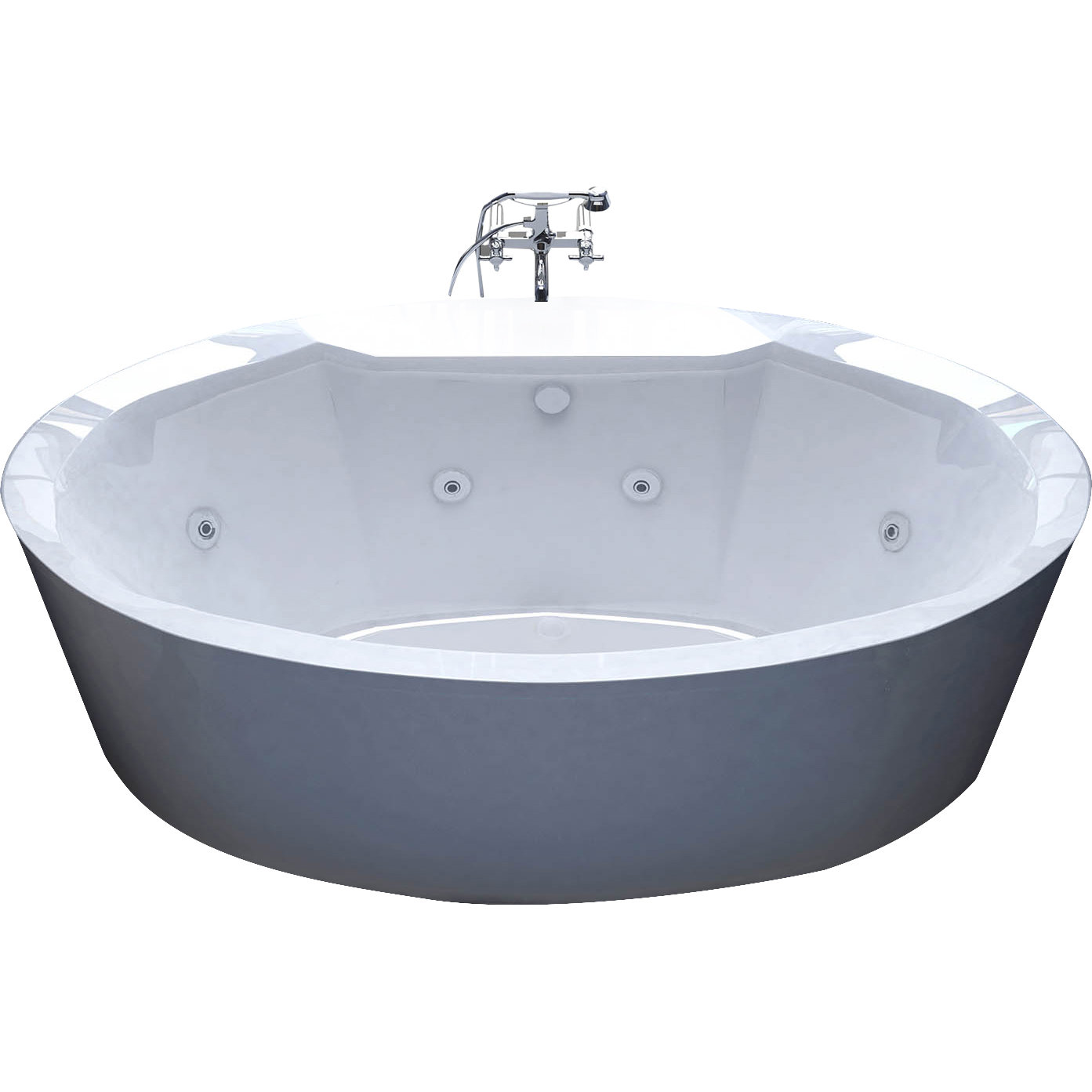 Spa Escapes Salina 67 18 X 33 43 Oval Freestanding Whirlpool Spa Escapes Salina 67 18 Quot X 33 43 Oval Freestanding Whirlpool Jetted Bathtub