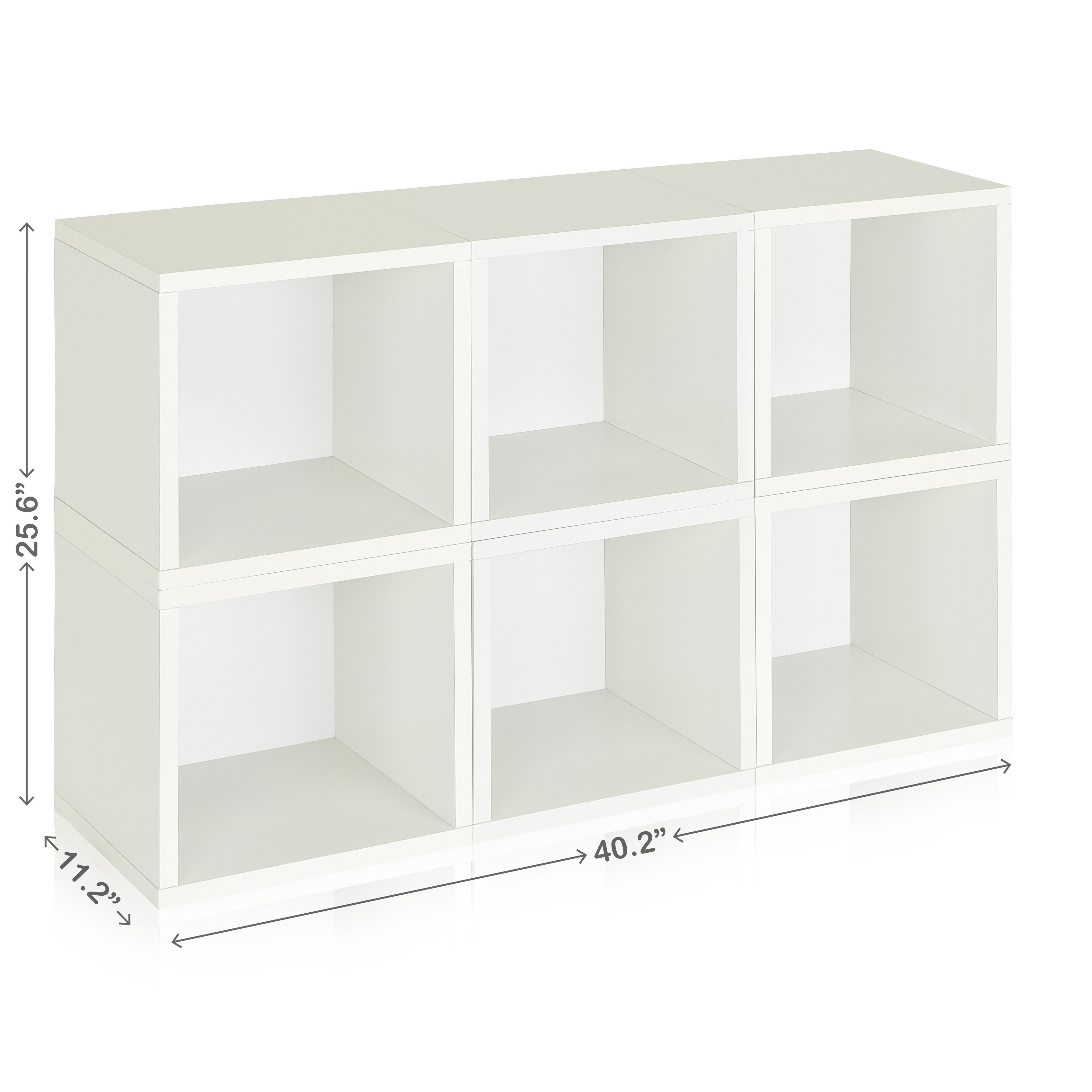 Way Basics zBoard Storage Stackable and Modular Organizer 26" Cube Unit