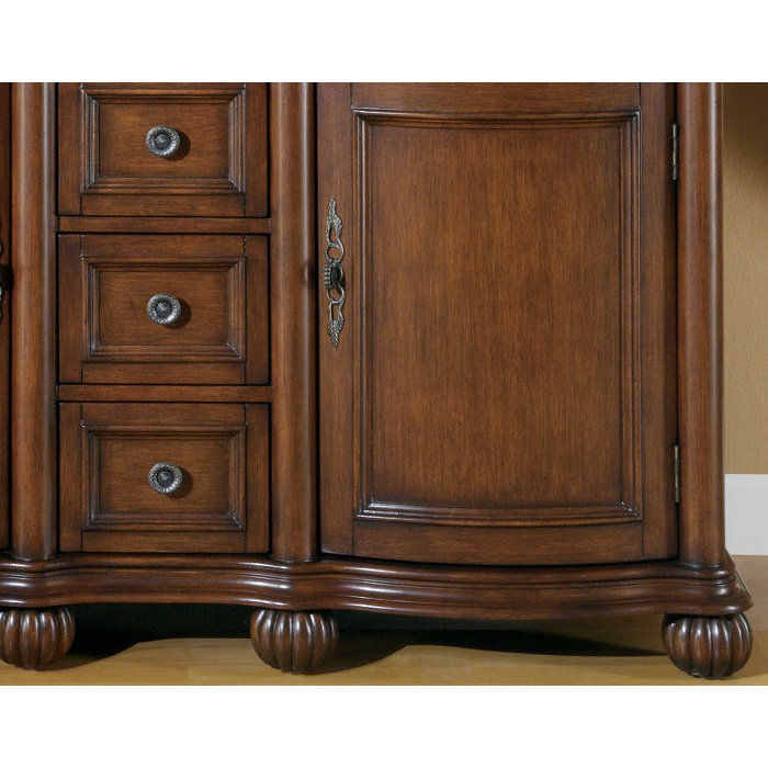 Silkroad Exclusive Adela 52 Double Bathroom Vanity Set Reviews Silkroad Exclusive Adela 52 Quot Double Bathroom Vanity Set