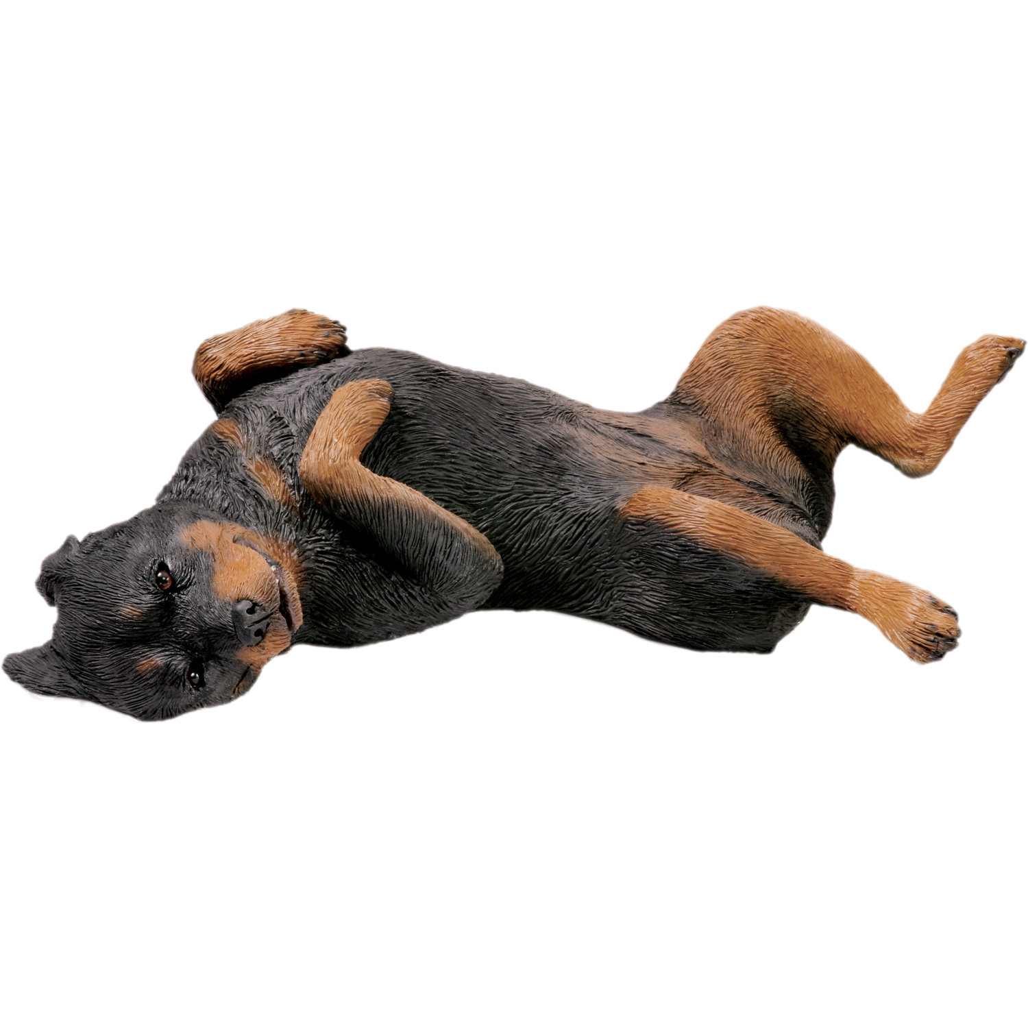 resin rottweiler statue