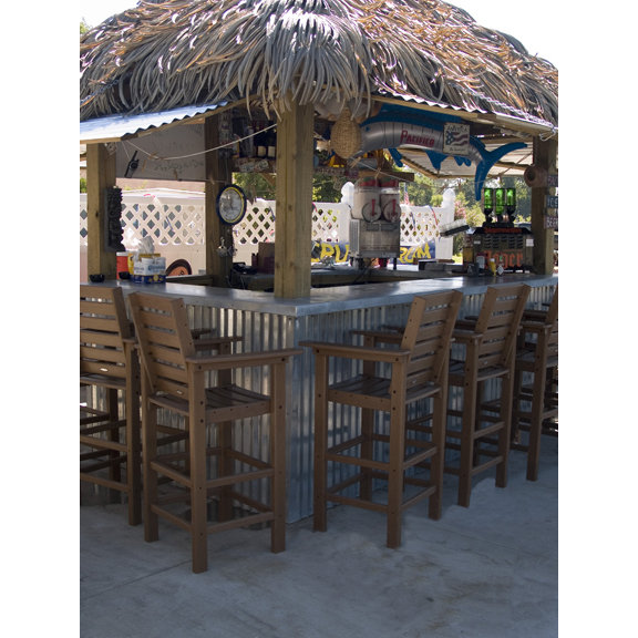 POLYWOOD® Captain 30" Bar Stool & Reviews Wayfair