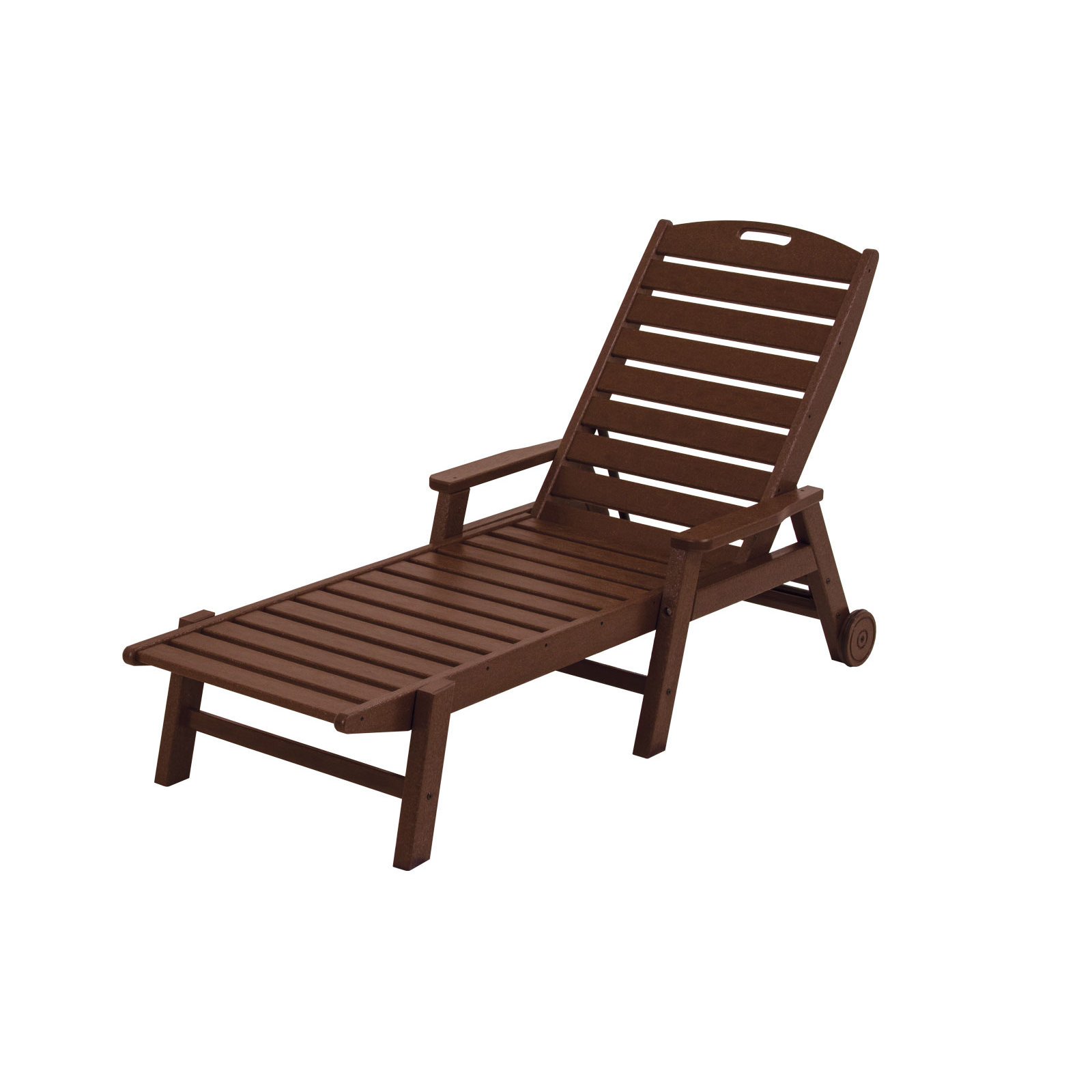 POLYWOOD® Nautical Chaise Lounge with Arms & Reviews Wayfair