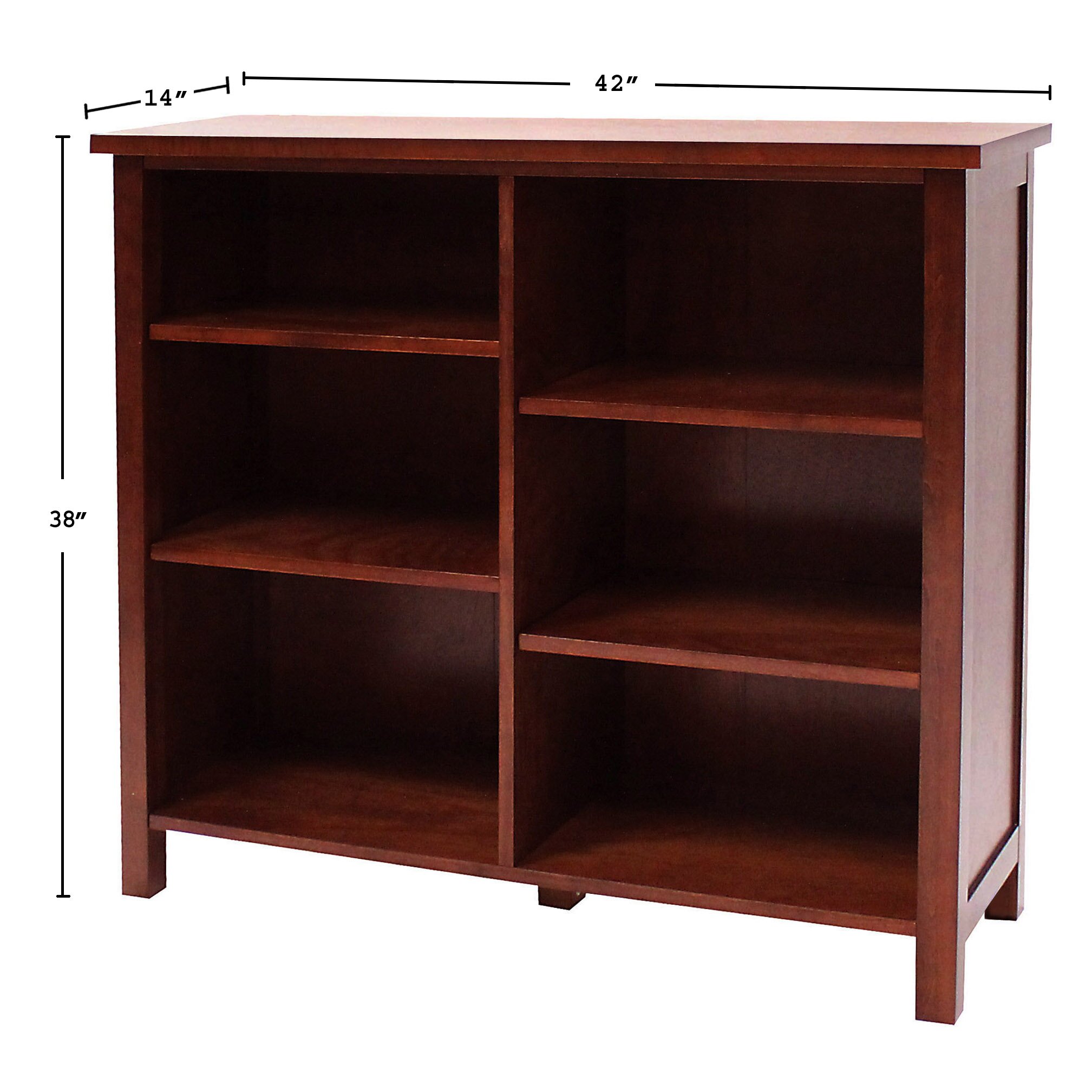 DonnieAnn Company Oakdale 38" Standard Bookcase & Reviews ...