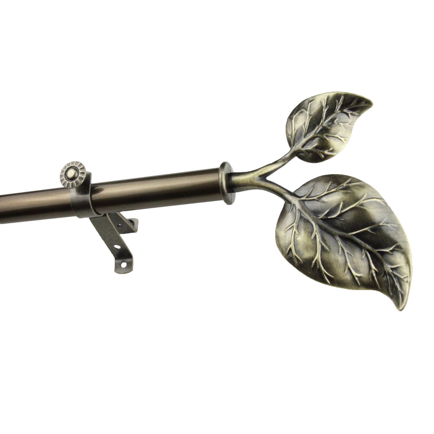 Rod Desyne Modern Ivy Single Curtain Rod and Hardware Set ... - Rod Desyne Modern Ivy Single Curtain Rod and Hardware Set