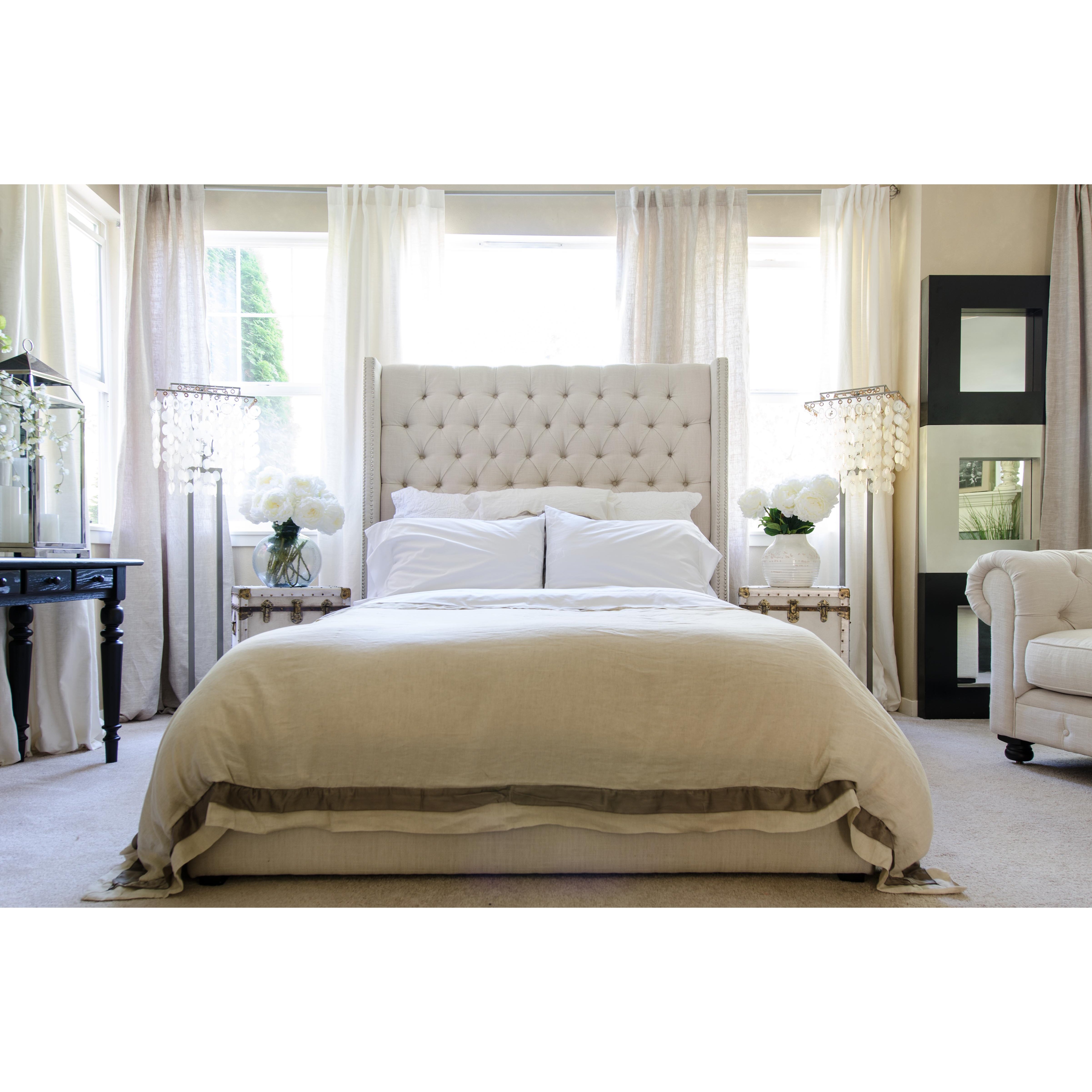 Dahlia Upholstered Platform Bed & Reviews | Joss & Main