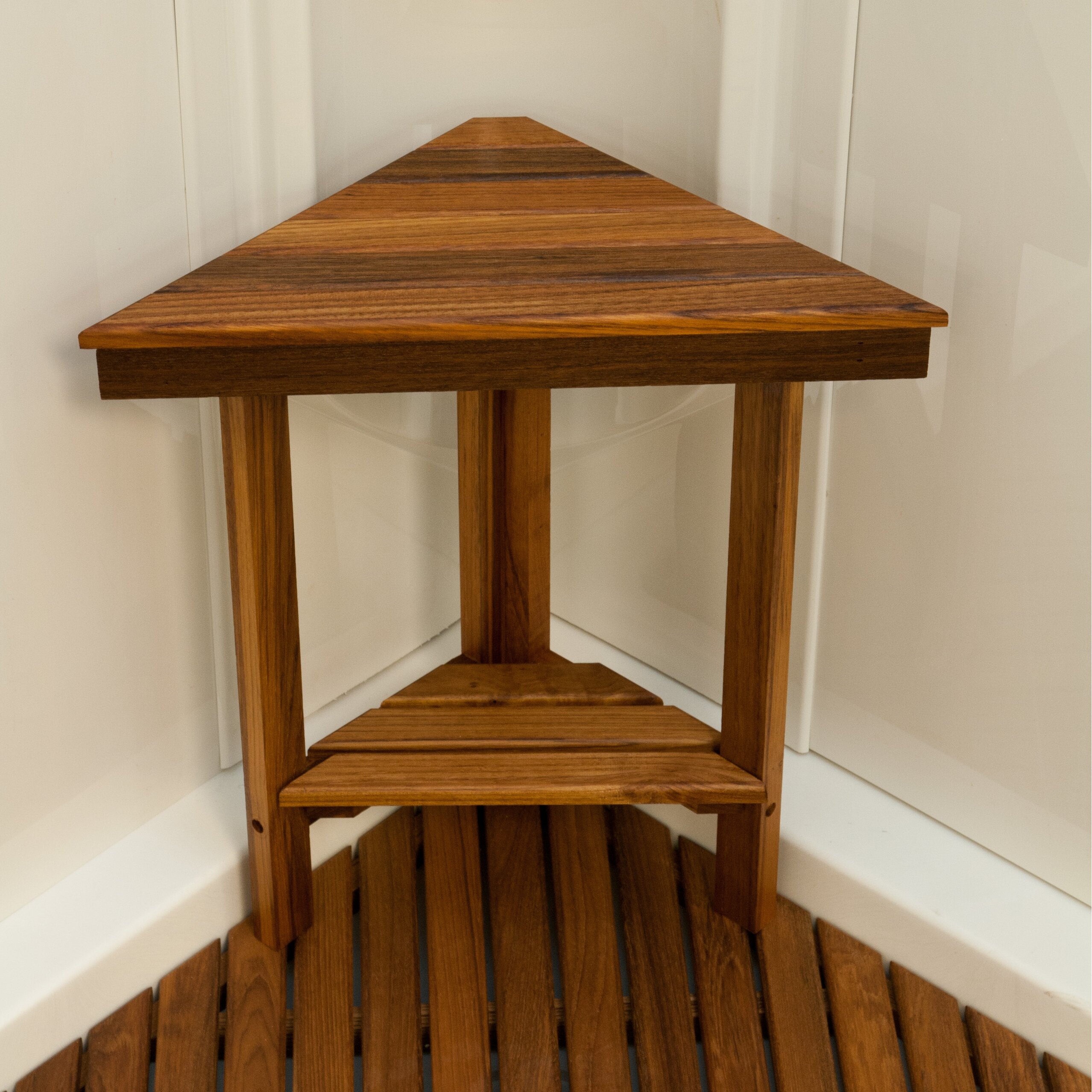 Teakworks4u Teak Shower Seat & Reviews