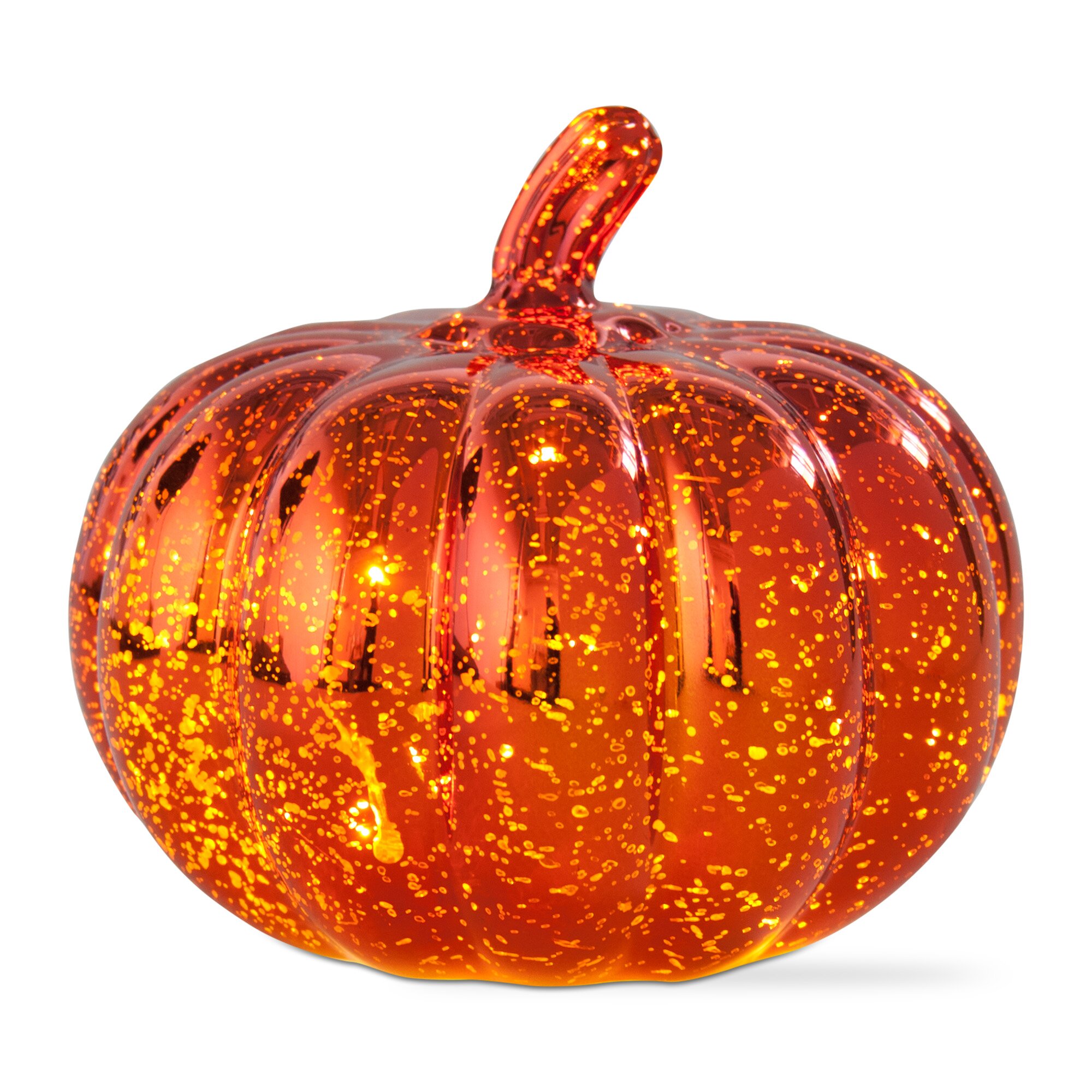 TAG Halloween LED Mercury Glass Pumpkin & Reviews | Wayfair