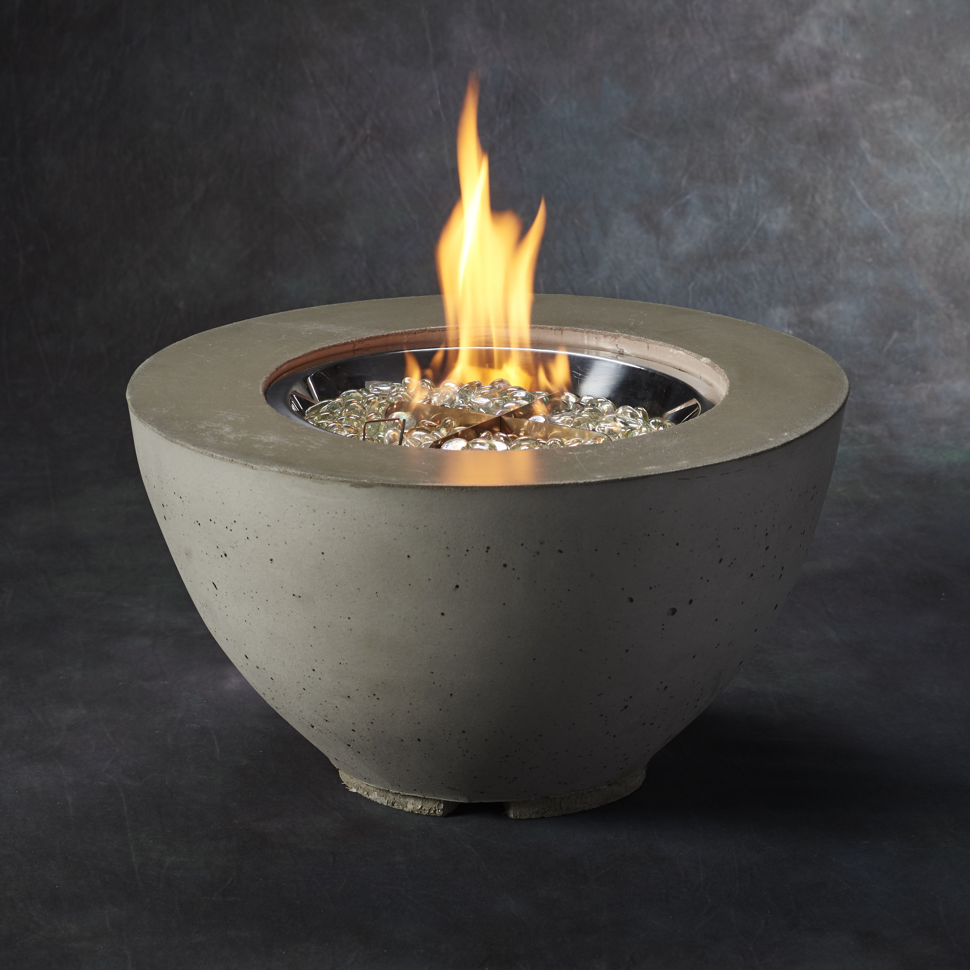 concrete fire pit table