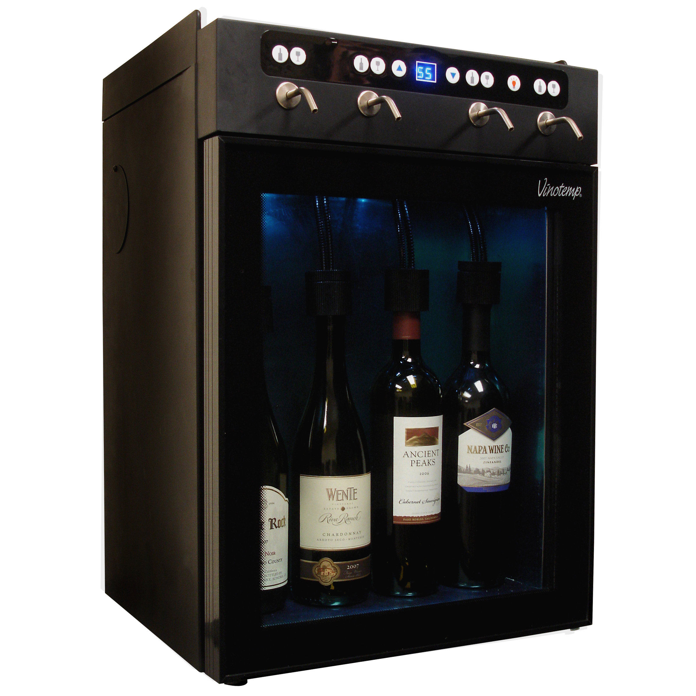 Vinotemp 4 Bottle Single Zone BuiltIn Wine Refrigerator Wayfair