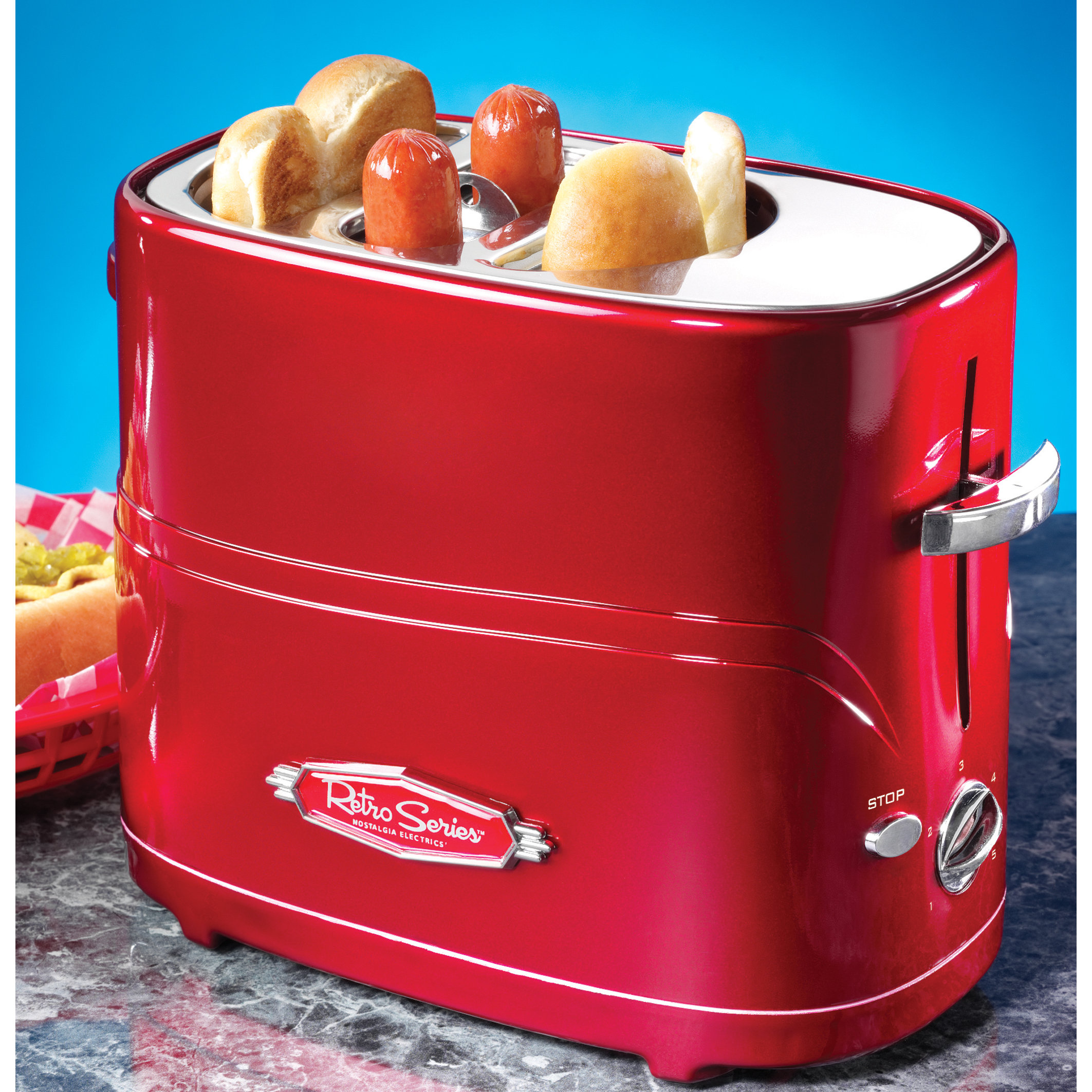 Nostalgia Electrics Retro Series PopUp Hot Dog Toaster & Reviews Wayfair