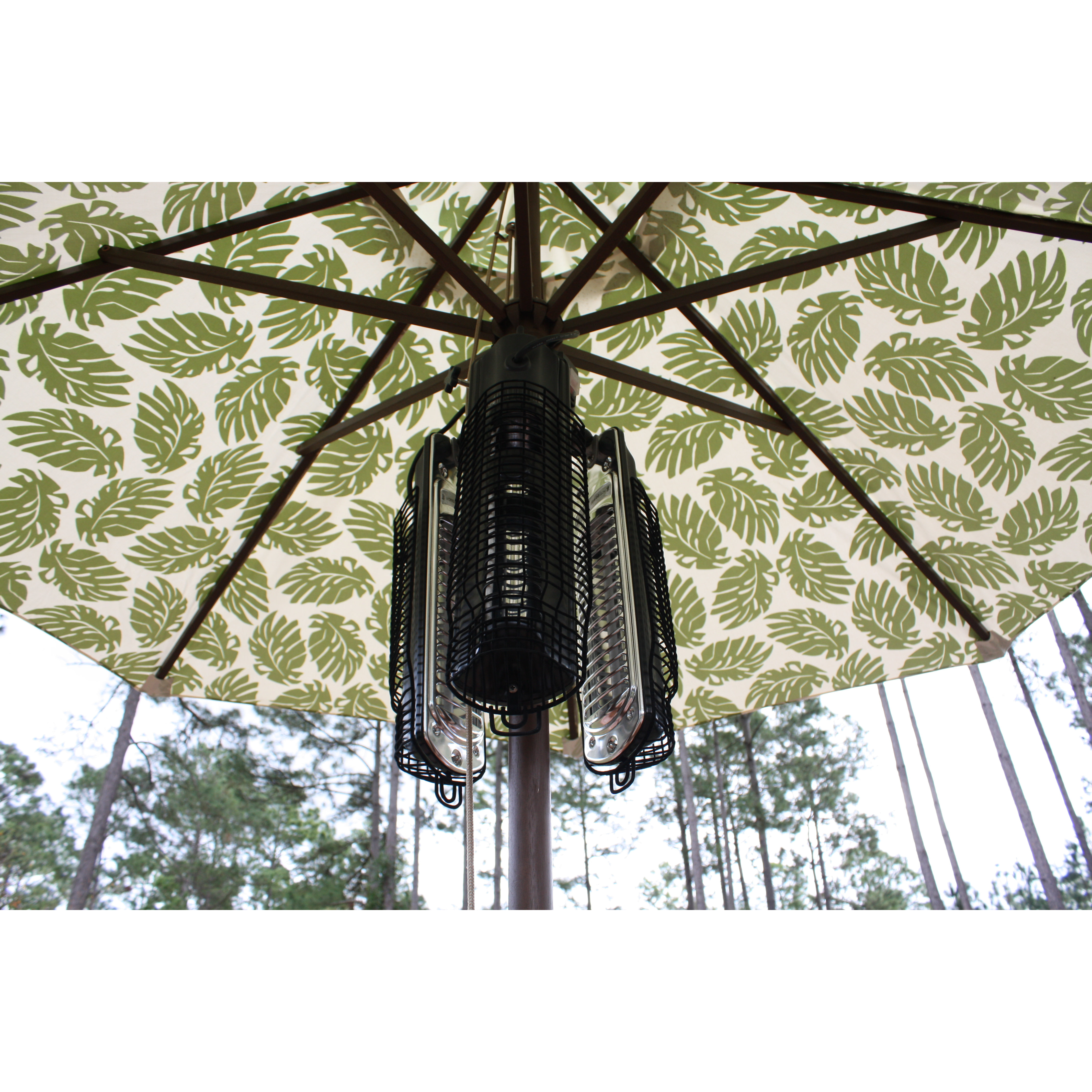 Fire Sense Umbrella Electric Patio Heater Reviews Wayfair Fire Sense Umbrella Electric Patio Heater
