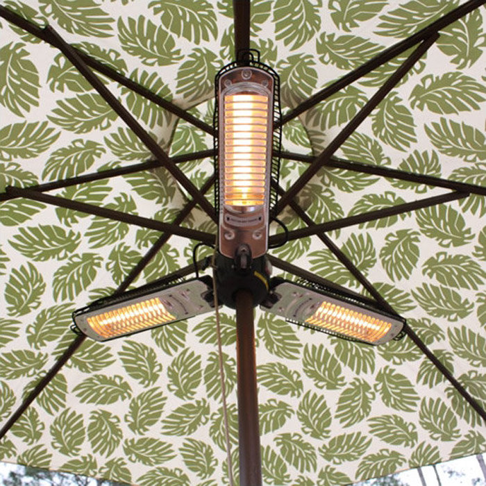 Fire Sense Umbrella Electric Patio Heater Reviews Wayfair Fire Sense Umbrella Electric Patio Heater