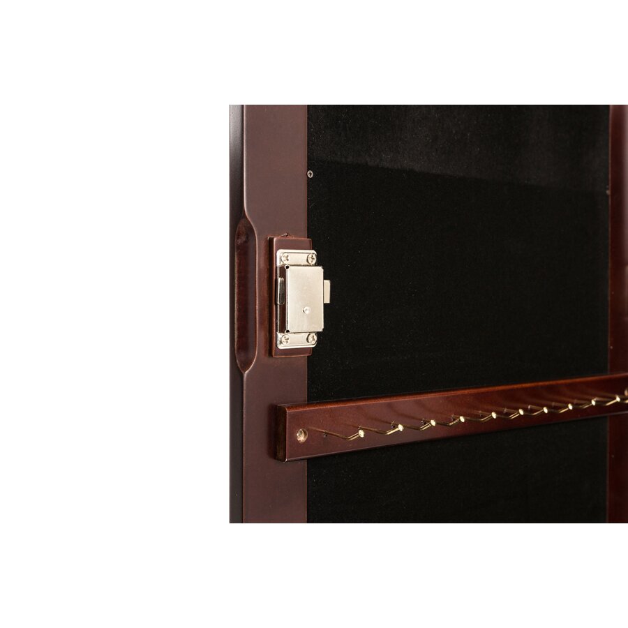 Meridian Point Over the Door or Wall Mount Jewelry Armoire with ... - Meridian Point Over the Door or Wall Mount Jewelry Armoire with Mirror