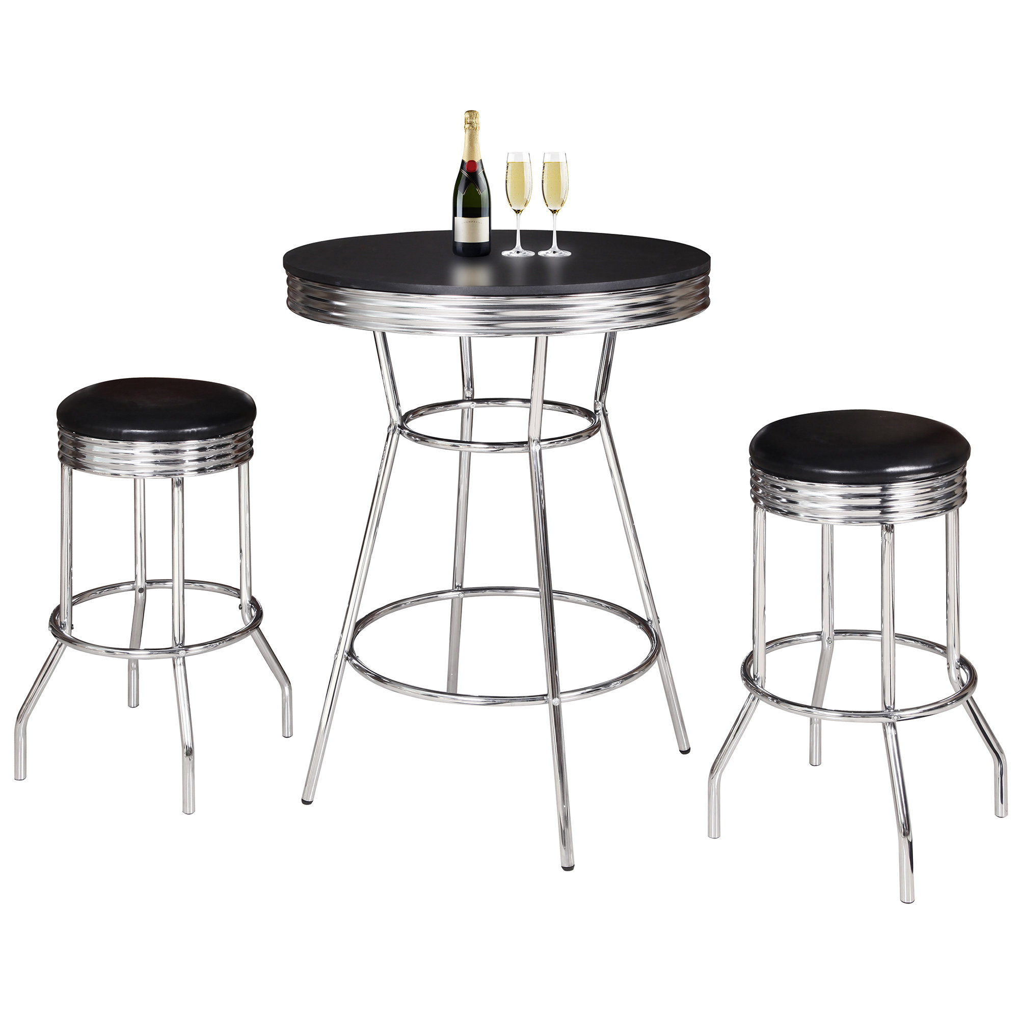 Hathaway Games Remington 3 Piece Pub Table Set & Reviews Wayfair.ca