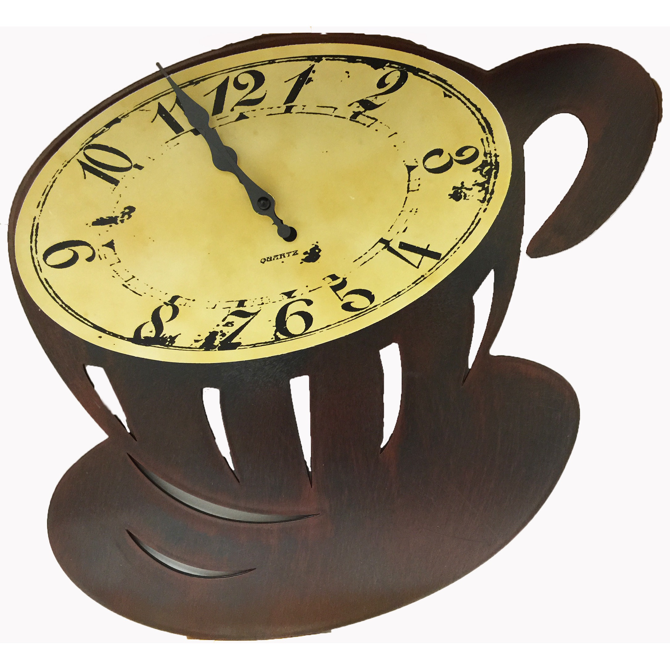 Creative Motion Coffee Cup Wall Clock & Reviews Wayfair.ca