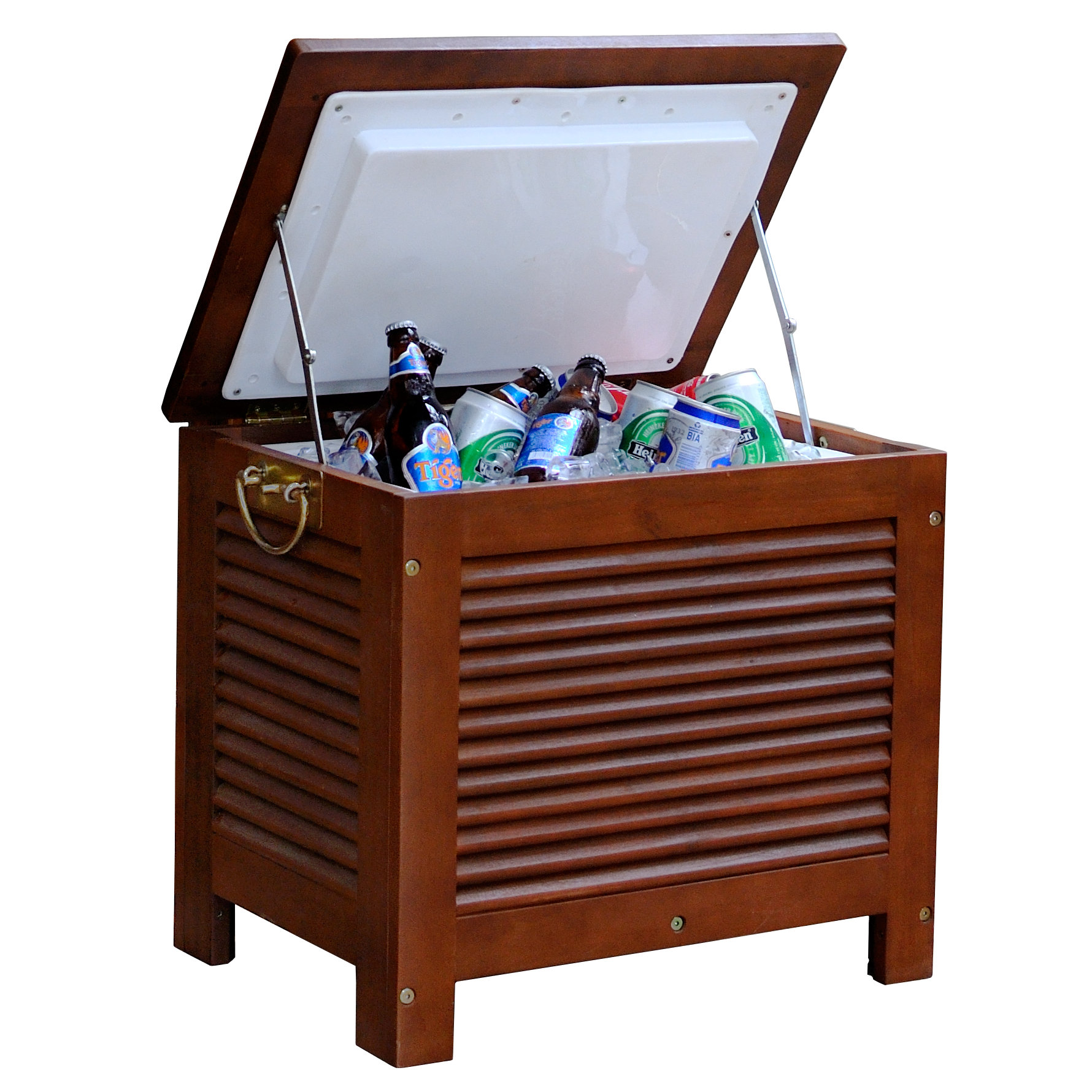 Merry Products 54 9 Qt Outdoor Wooden Patio Cooler Reviews Merry Products 54 9 Qt Outdoor Wooden Patio Cooler