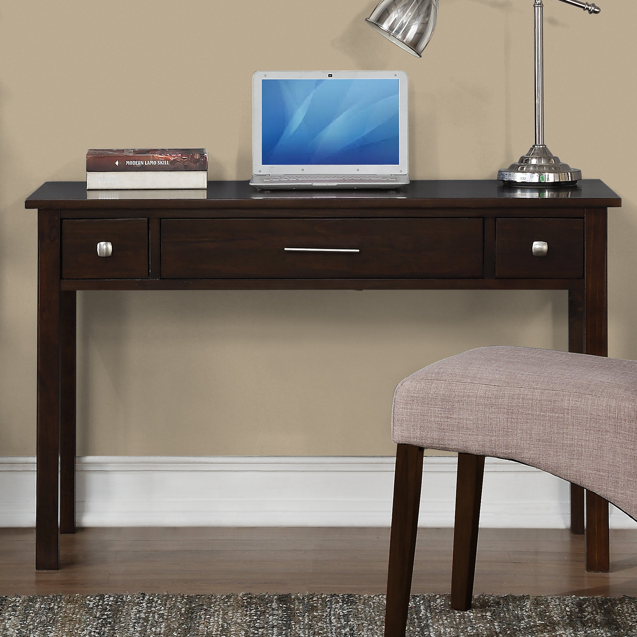 Simpli Home Avalon Writing Desk with Keyboard Tray & Reviews Wayfair