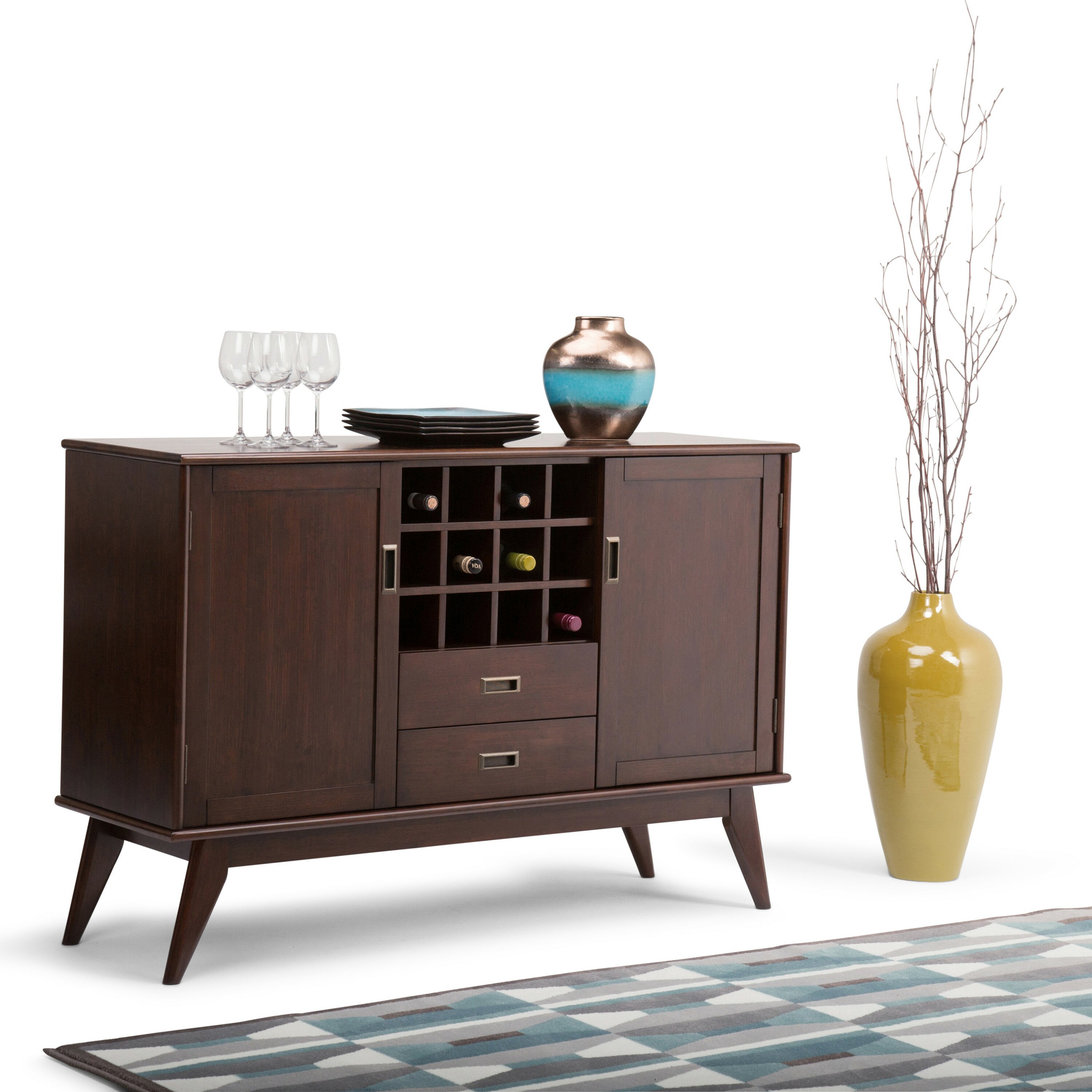 Modern Sideboards + Buffets | AllModern Draper Mid Century Buffet Table