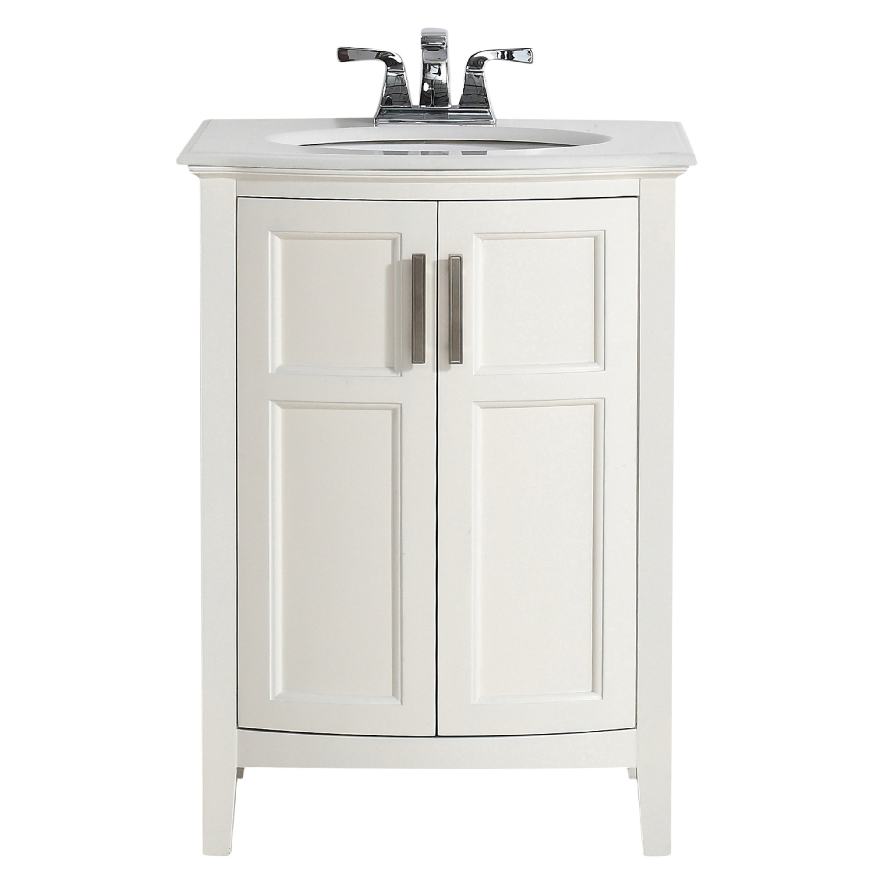 Simpli Home Winston 25 Single Rounded Front Bathroom Vanity Set Simpli Home Winston 25 Quot Single Rounded Front Bathroom Vanity Set