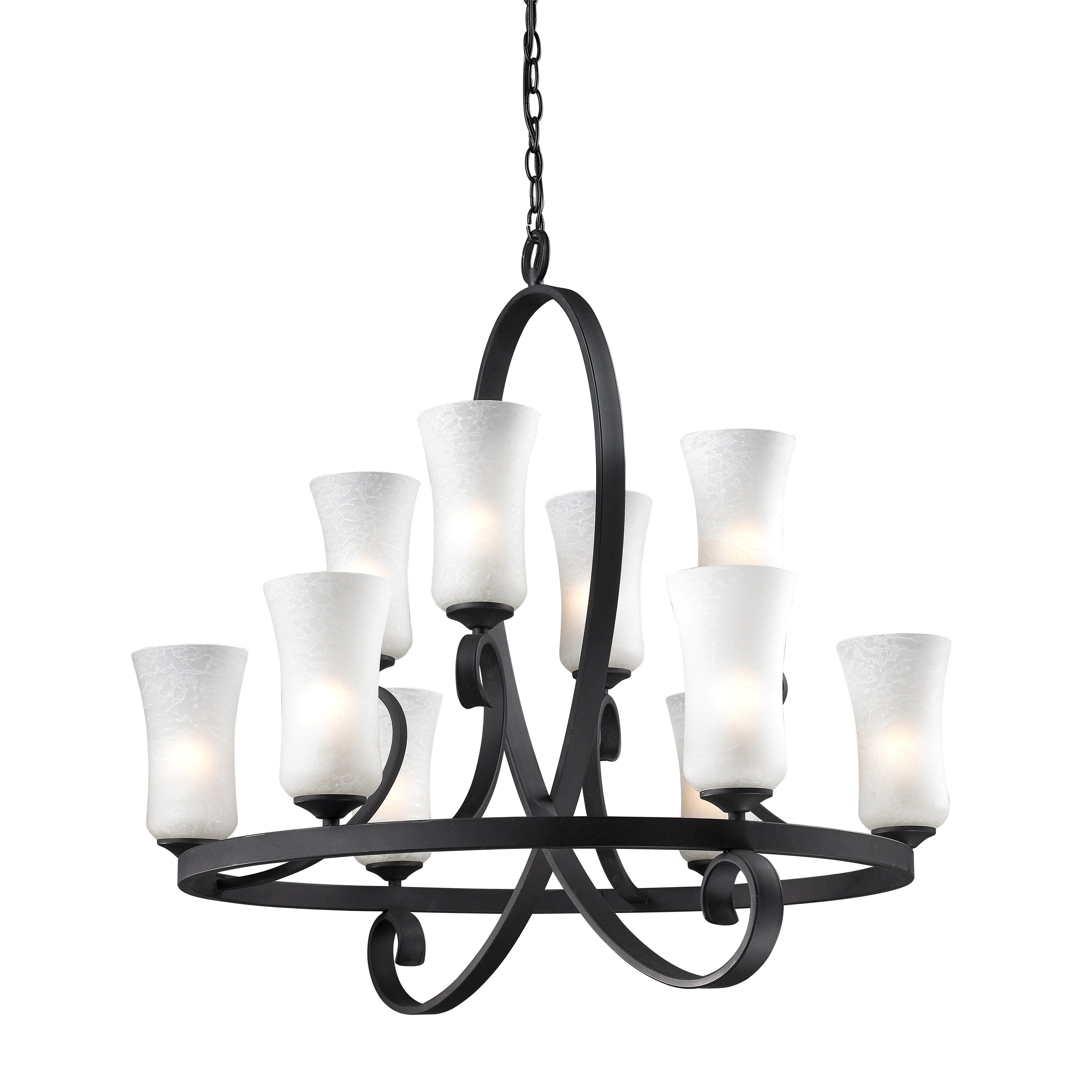 ZLite Arshe 10Light Shaded Chandelier & Reviews Wayfair