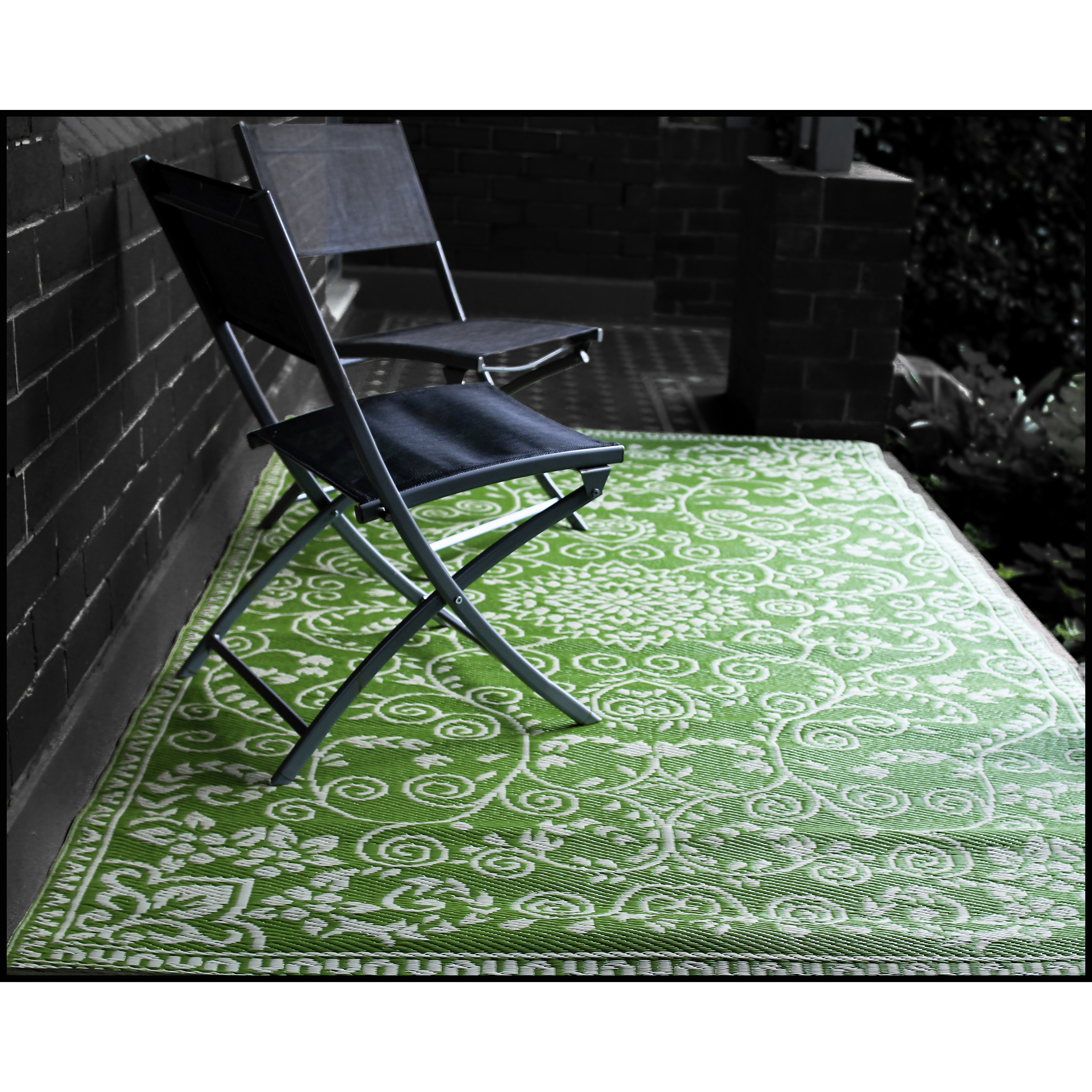 Fab Habitat World Murano Lime Green Indoor/Outdoor Area Rug & Reviews