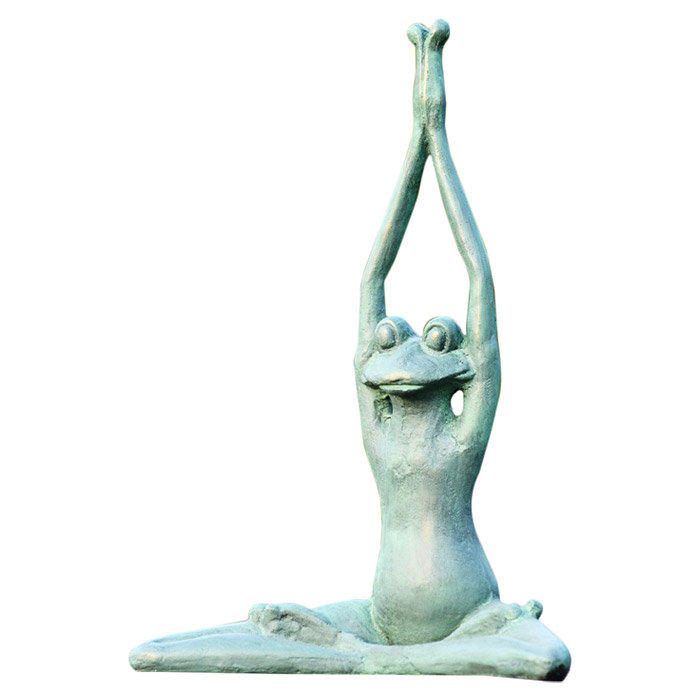 SPI Home Stretching Yoga Frog Garden Statue & Reviews Wayfair