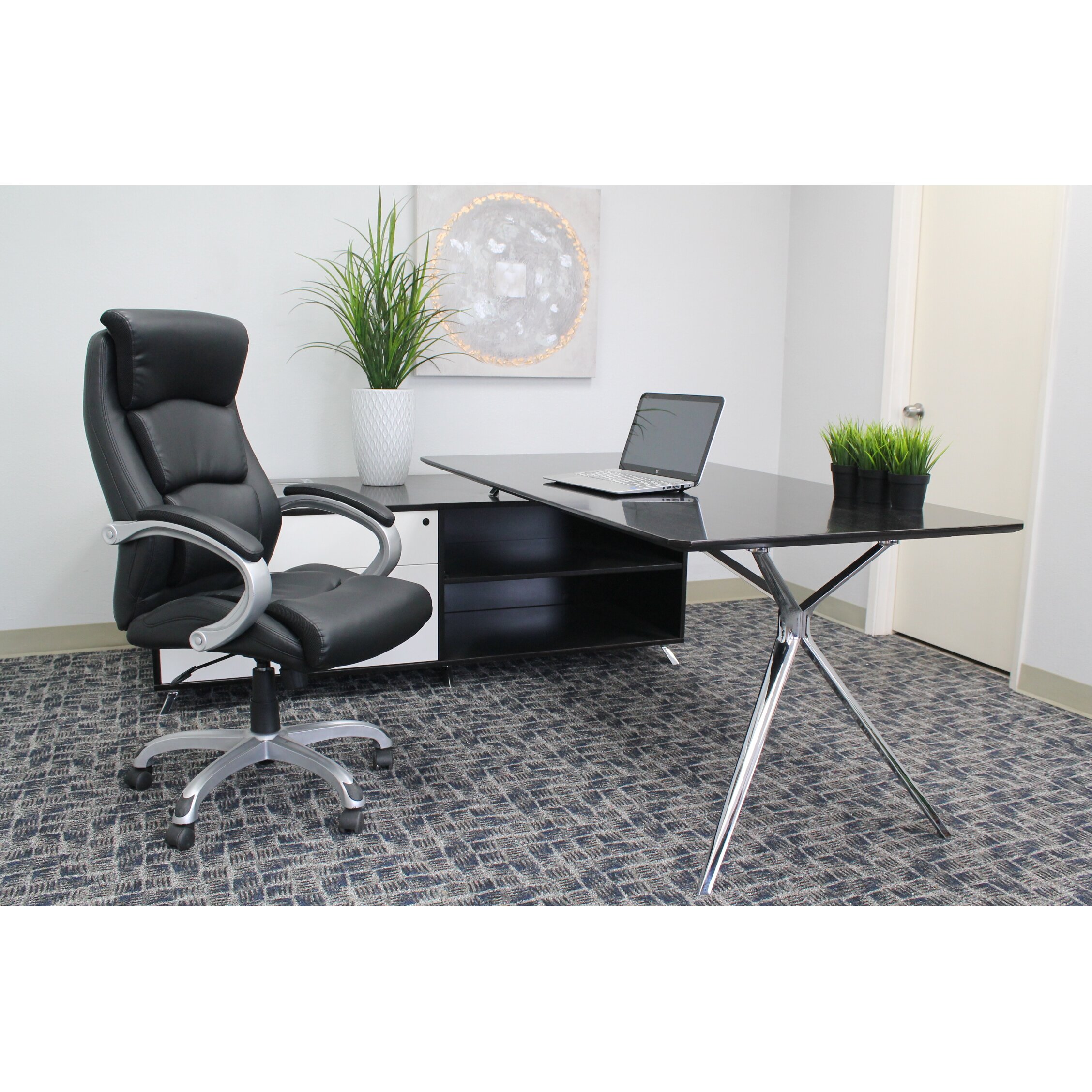 Boss Office Products Executive Chair Reviews Wayfair   Boss Office Products Executive Chair 