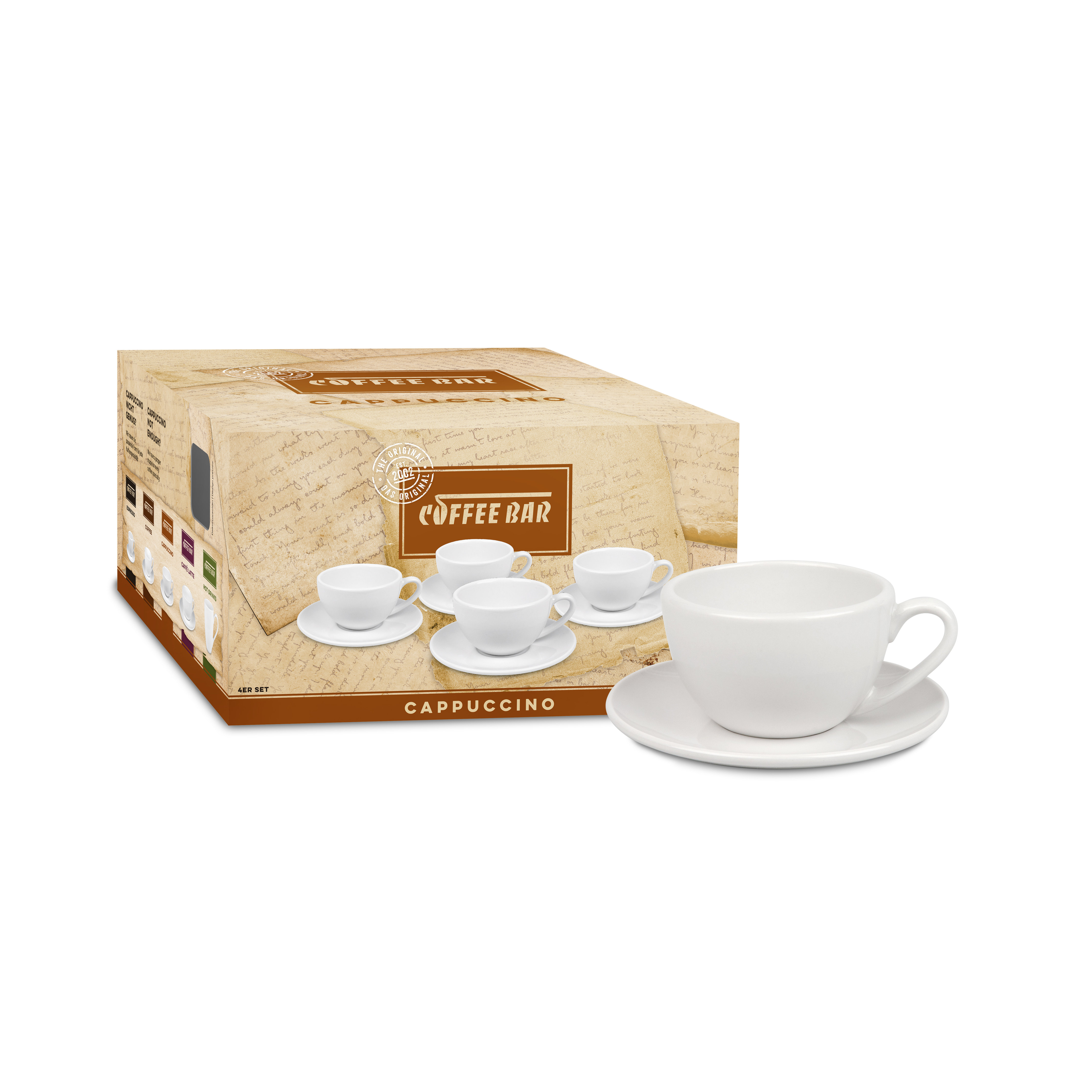 Konitz Coffee Bar 6 oz. Cappuccino Cup and Saucer & Reviews Wayfair