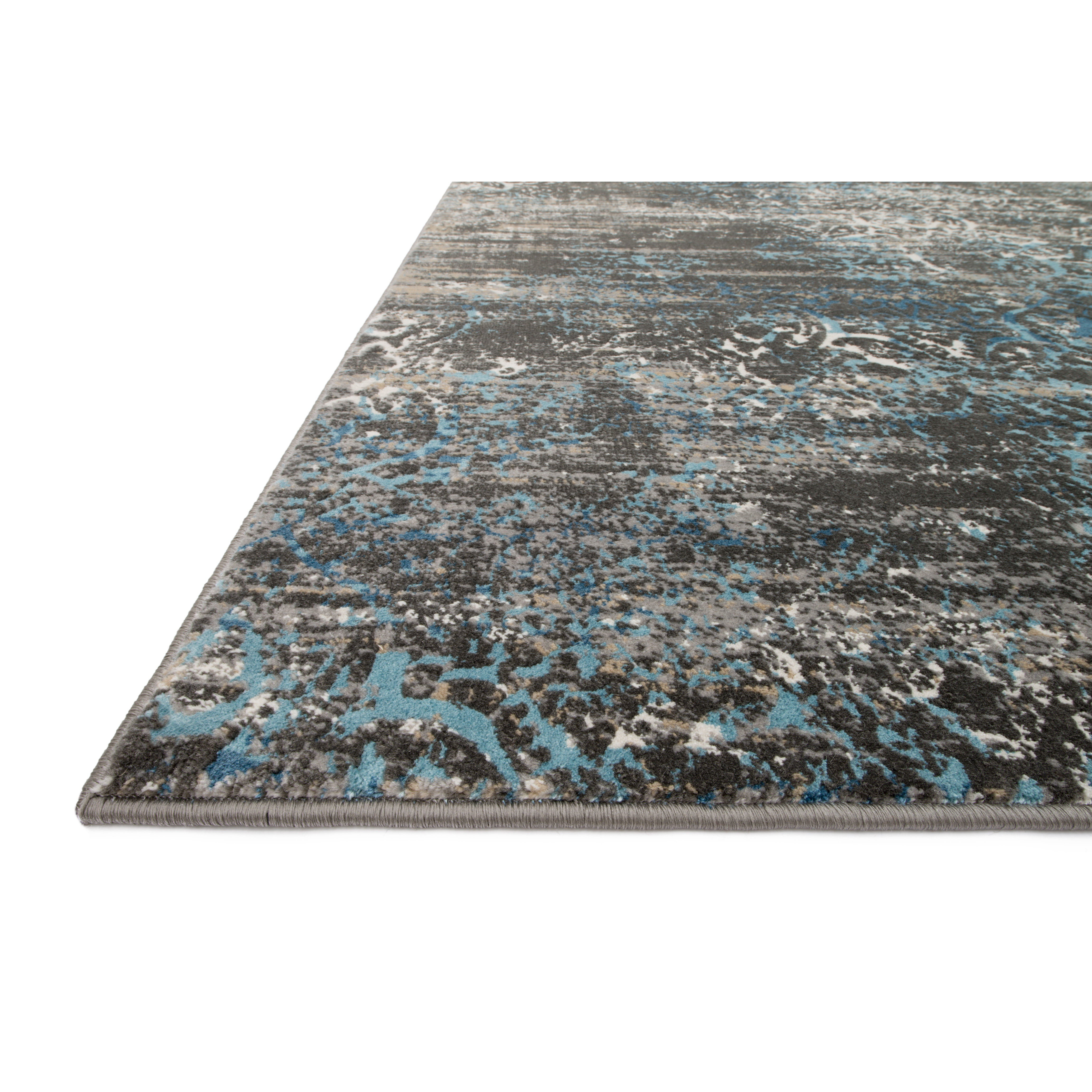 Loloi Rugs Kingston Charcoal/Blue Area Rug & Reviews Wayfair.ca