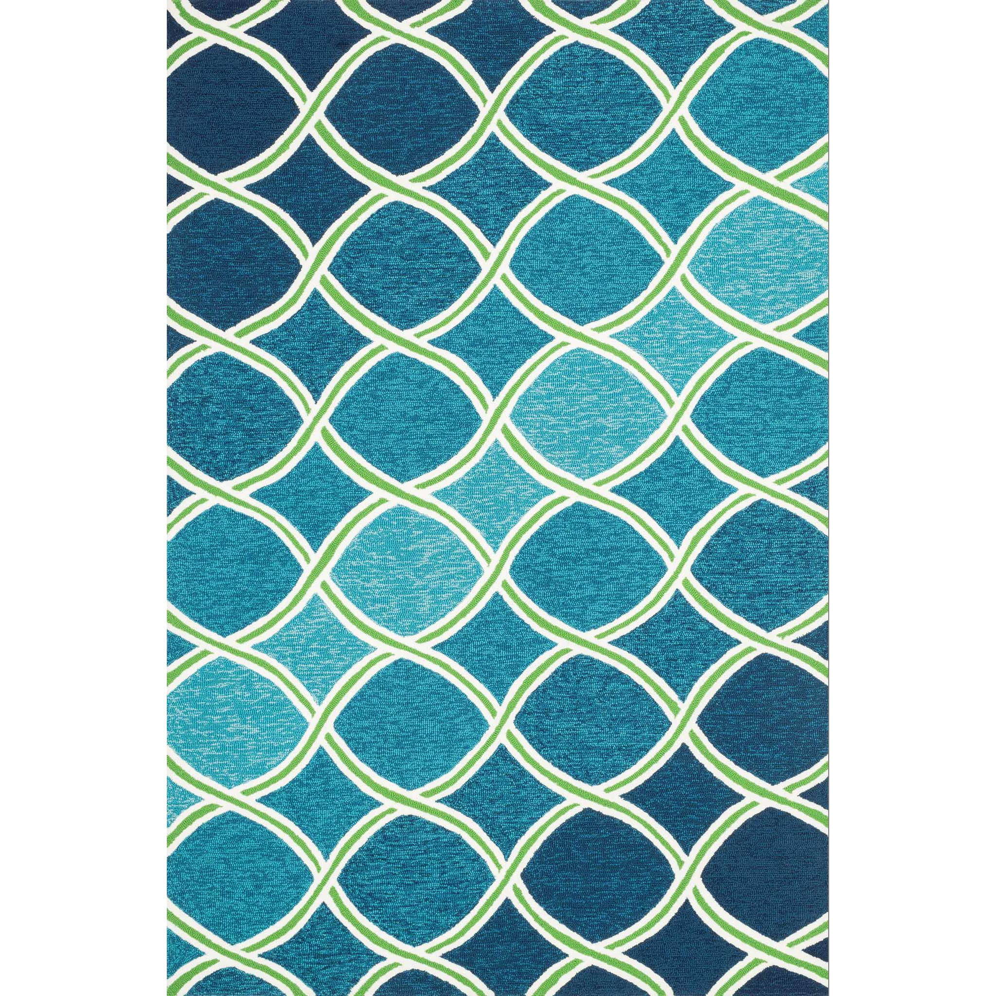area rugs blue and green