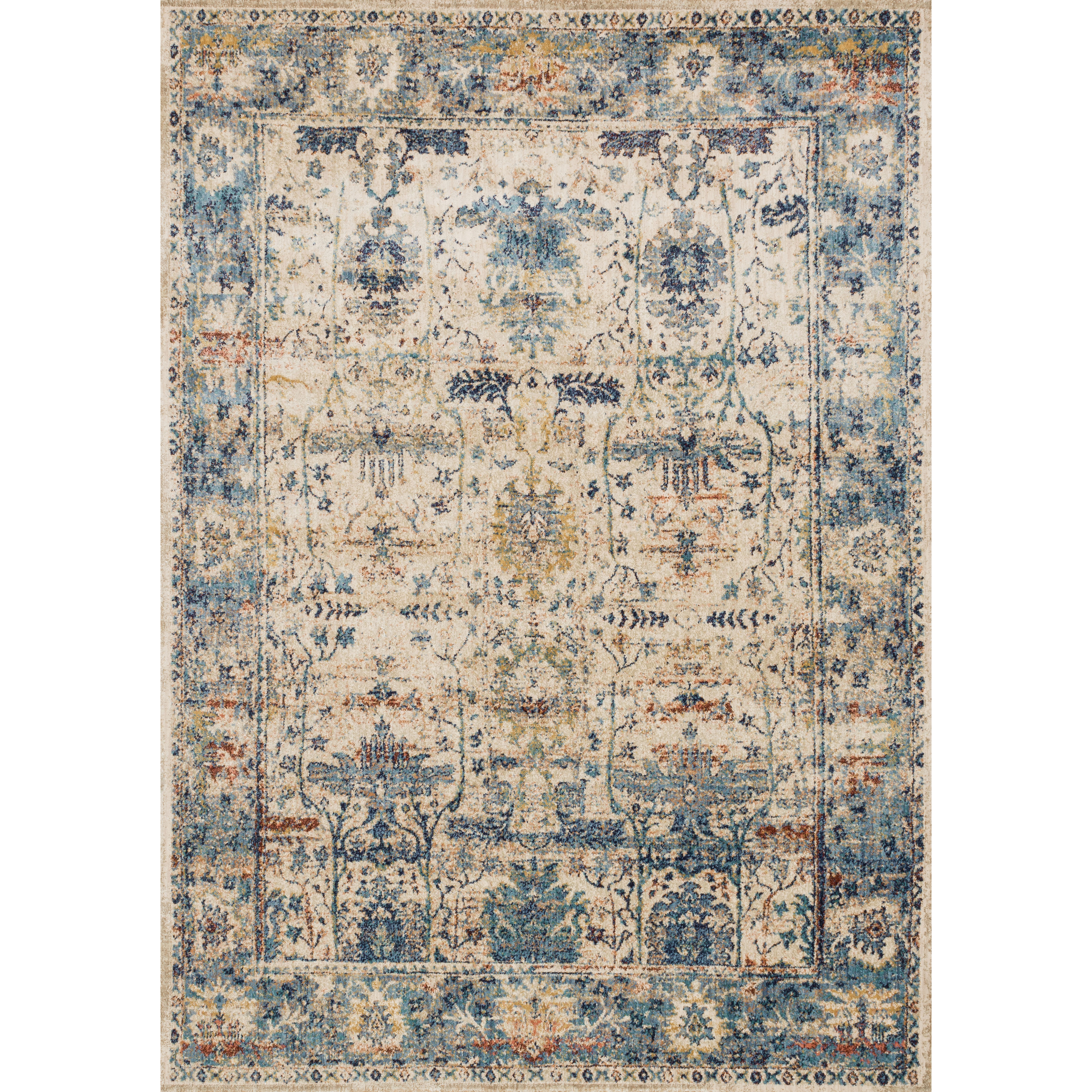 Loloi Rugs Sand/Light Blue Area Rug & Reviews Wayfair