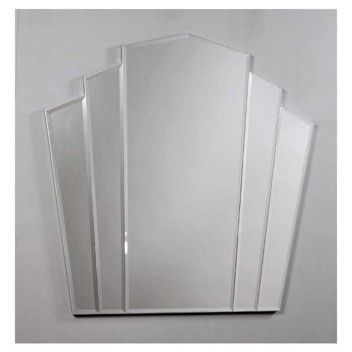 Morris Mirrors Ltd Art Deco Bevelled Mirror & Reviews | Wayfair.co.uk