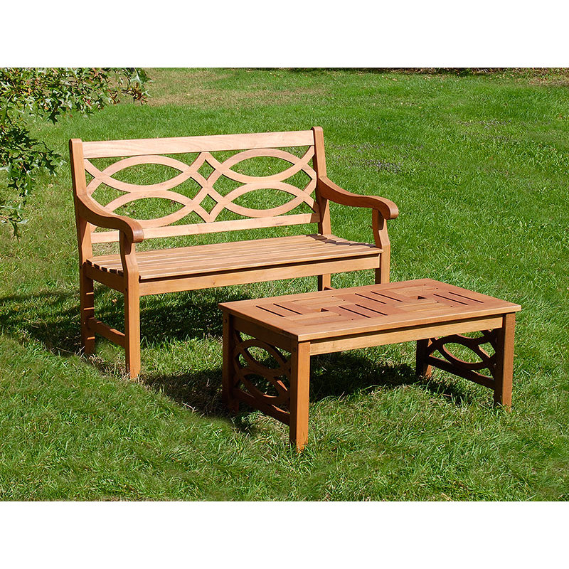 ACHLA Hennell Eucalyptus Garden Bench & Reviews Wayfair