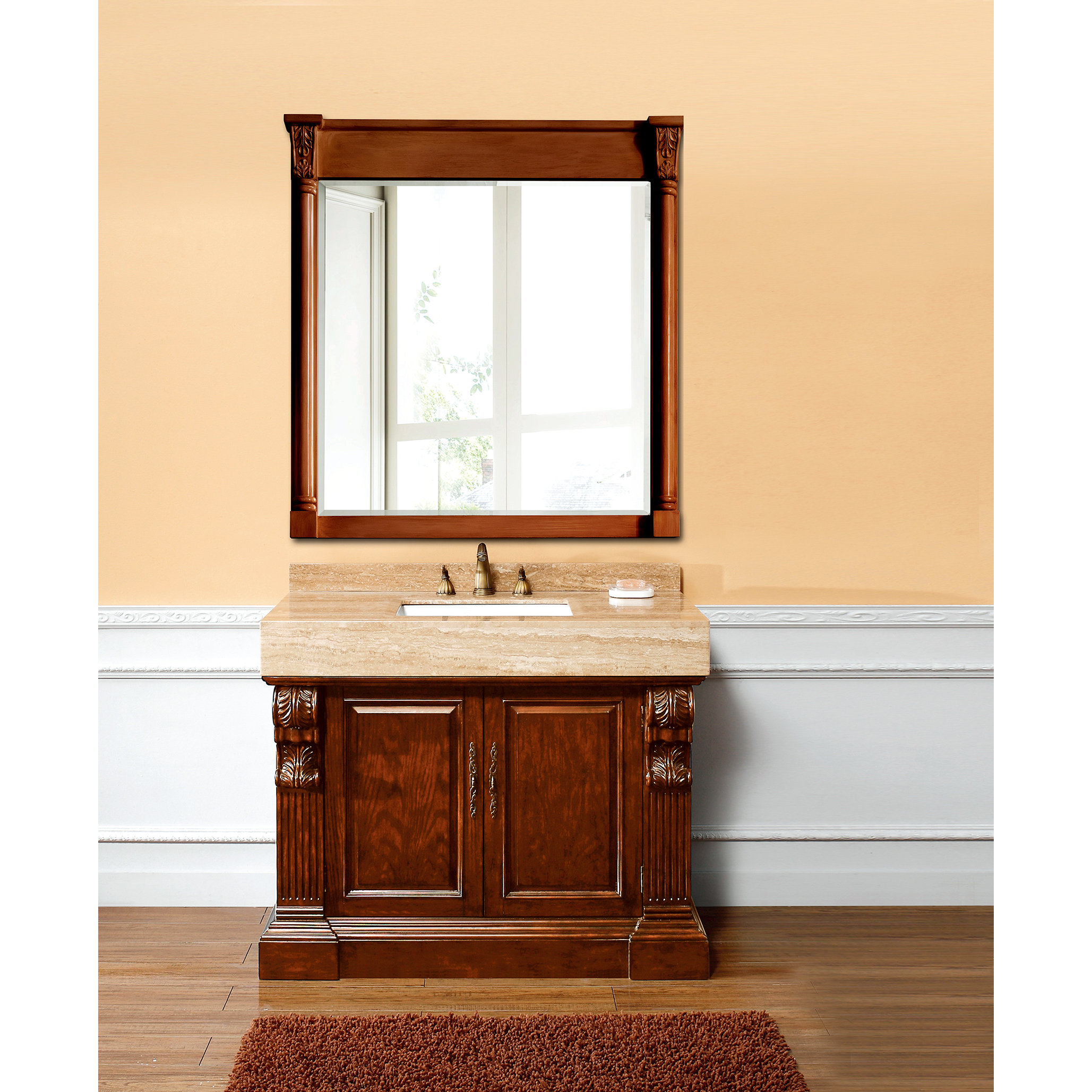 James Martin Furniture Toscano 42 Single Cherry Bathroom Vanity James Martin Furniture Toscano 42 Quot Single Cherry Bathroom Vanity Set