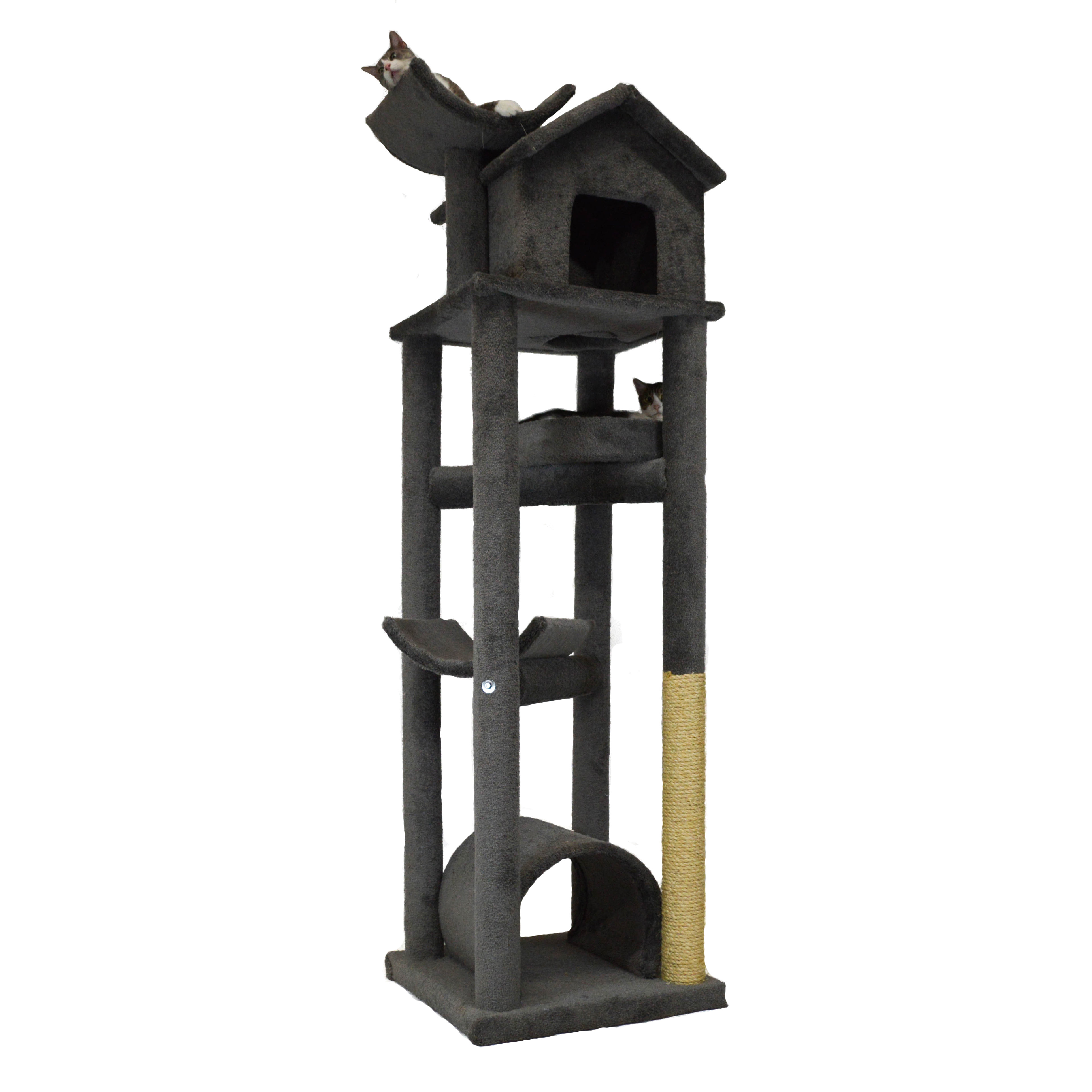 Molly and Friends 86" The Skyscraper Cat Tree & Reviews Wayfair