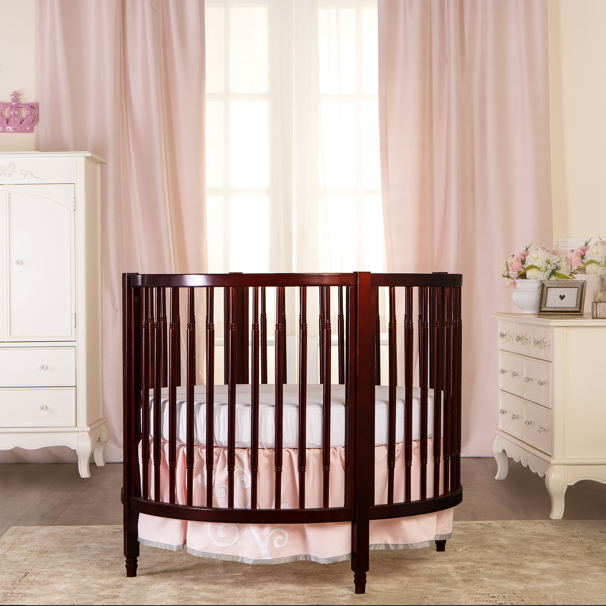 Dream On Me Sophia Posh Circular Crib & Reviews | Wayfair