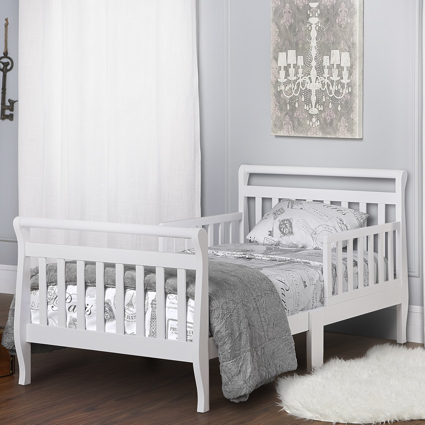 Convertible Toddler Beds & Kids' Beds You'll Love | Wayfair - QUICK VIEW. Toddler Sleigh Bed with Safety Rails. by Dream On Me