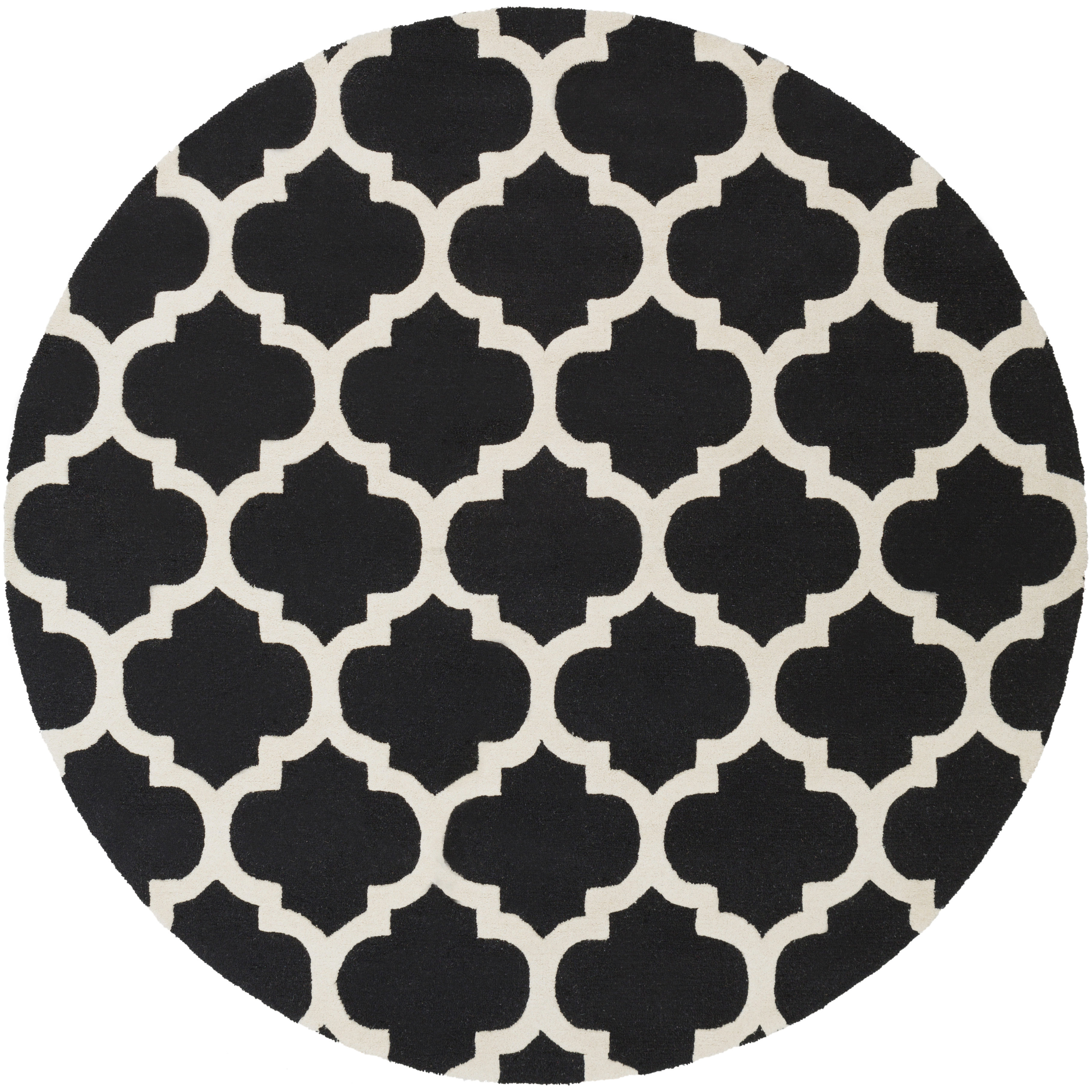 Artistic Weavers Pollack True Black and Ivory White Geometric Stella Area Rug & Reviews Wayfair