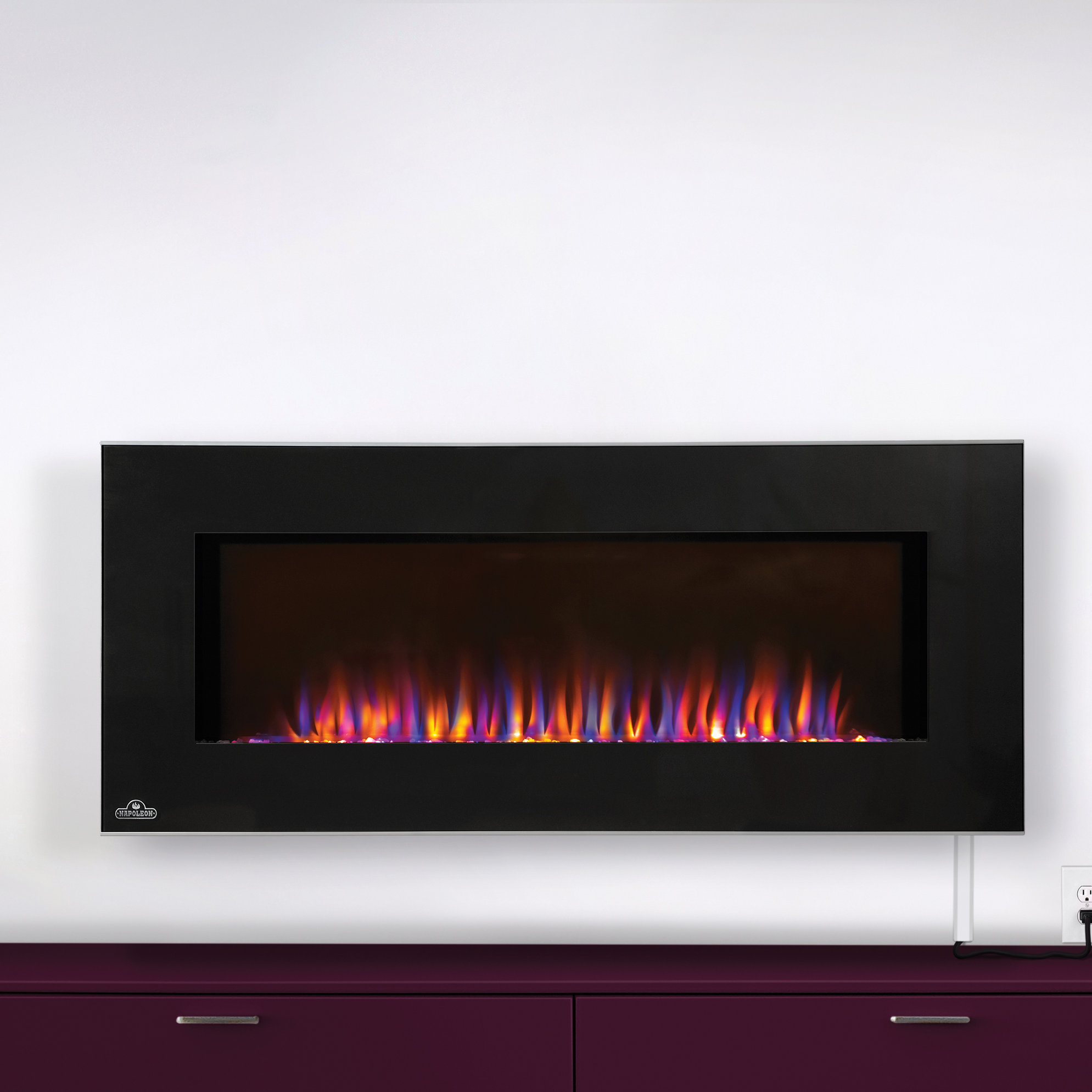 Napoleon Azure™ Wall Mount Electric Fireplace  Wayfair