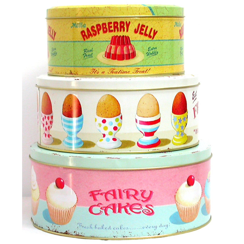 ECP Design Ltd 3Piece Nesting Cake Tin Set & Reviews Wayfair UK
