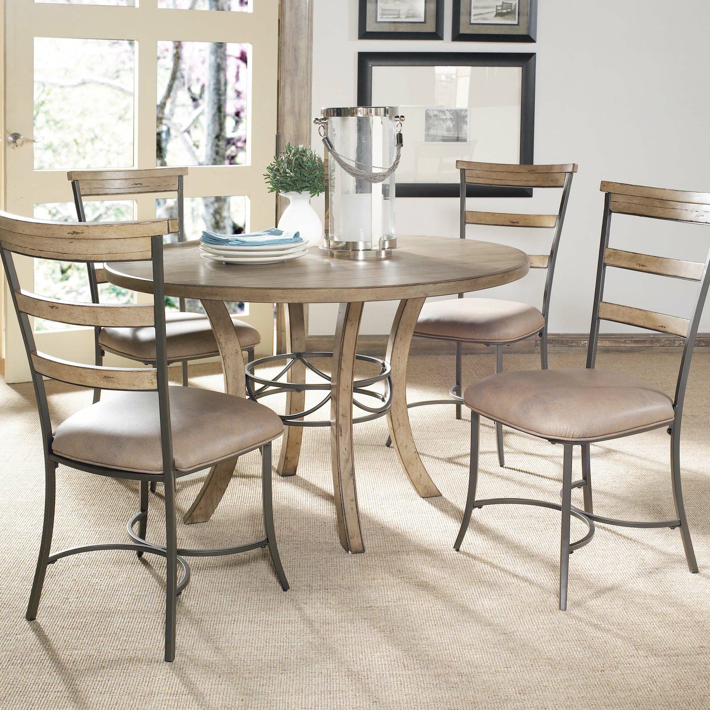 Hillsdale Charleston Round Dining Table & Reviews | Wayfair  Hillsdale Furniture Charleston Round Dining Table