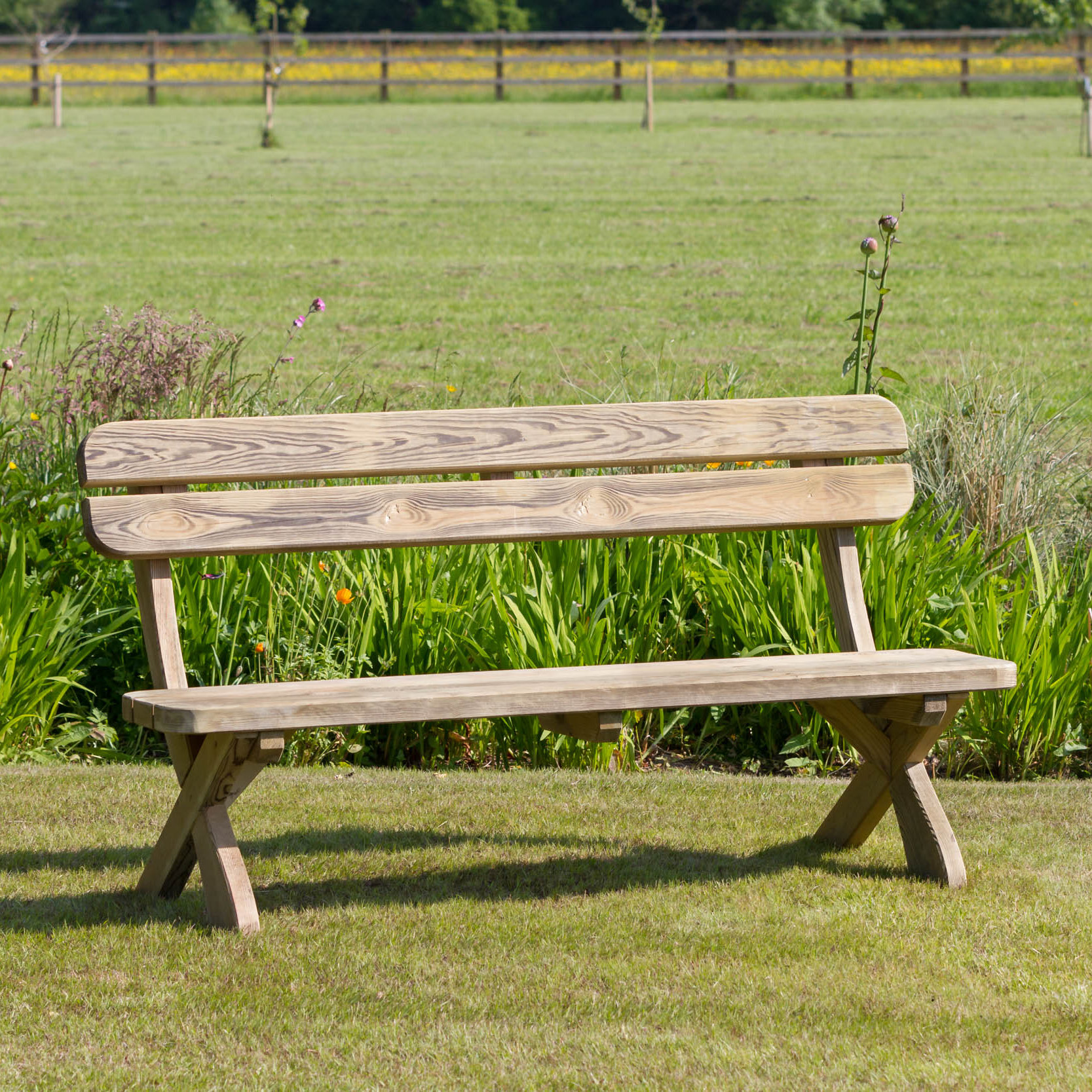 Zest 4 Leisure Harriet Timber Garden Bench Wayfair UK