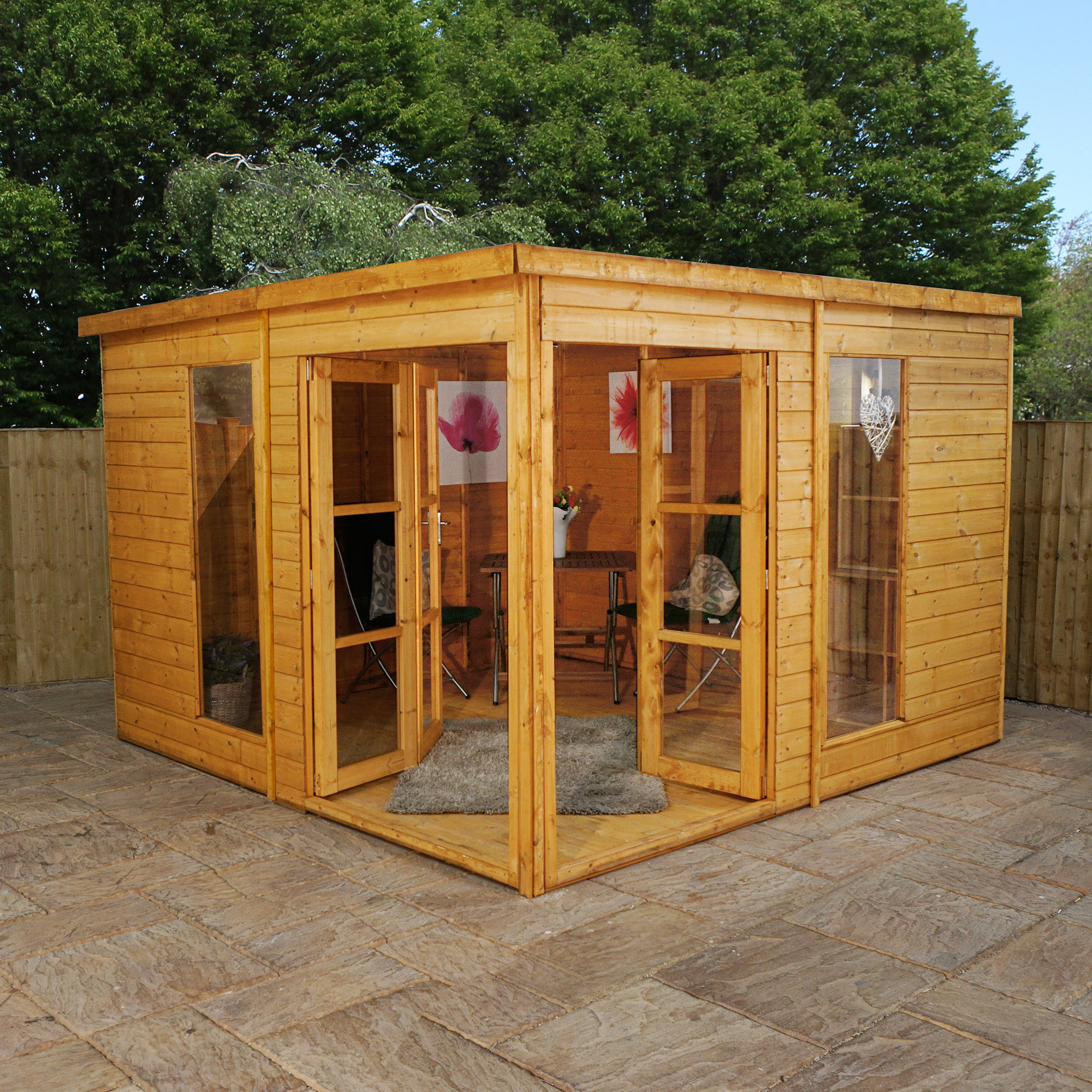 Mercia Garden Products 10 x 10 Garden Room Summerhouse ...