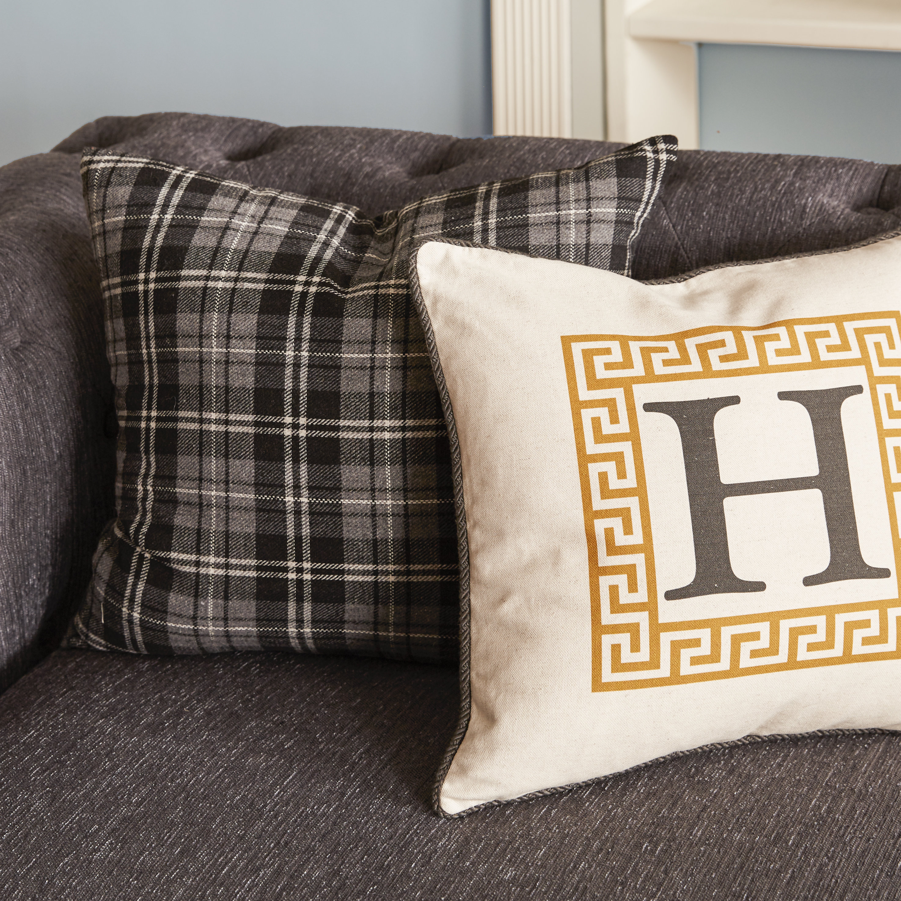 The Pillow Collection Baxley Plaid Wool Throw Pillow & Reviews Wayfair