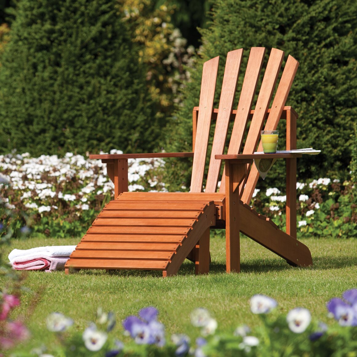 Rowlinson Adirondack Chaise Lounge & Reviews | Wayfair.co.uk