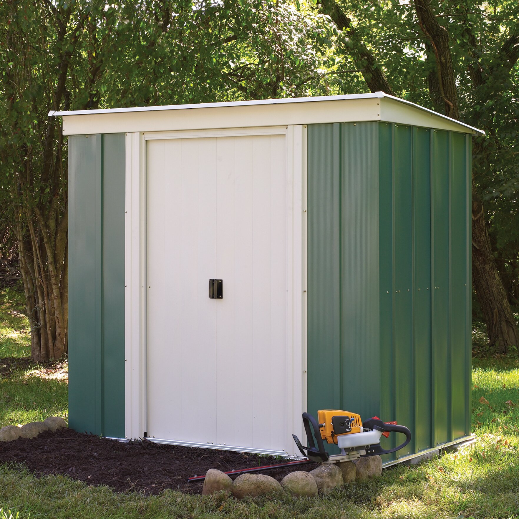 Rowlinson 8 Ft. x 4 Ft. Metal Lean-To Shed & Reviews | Wayfair UK
