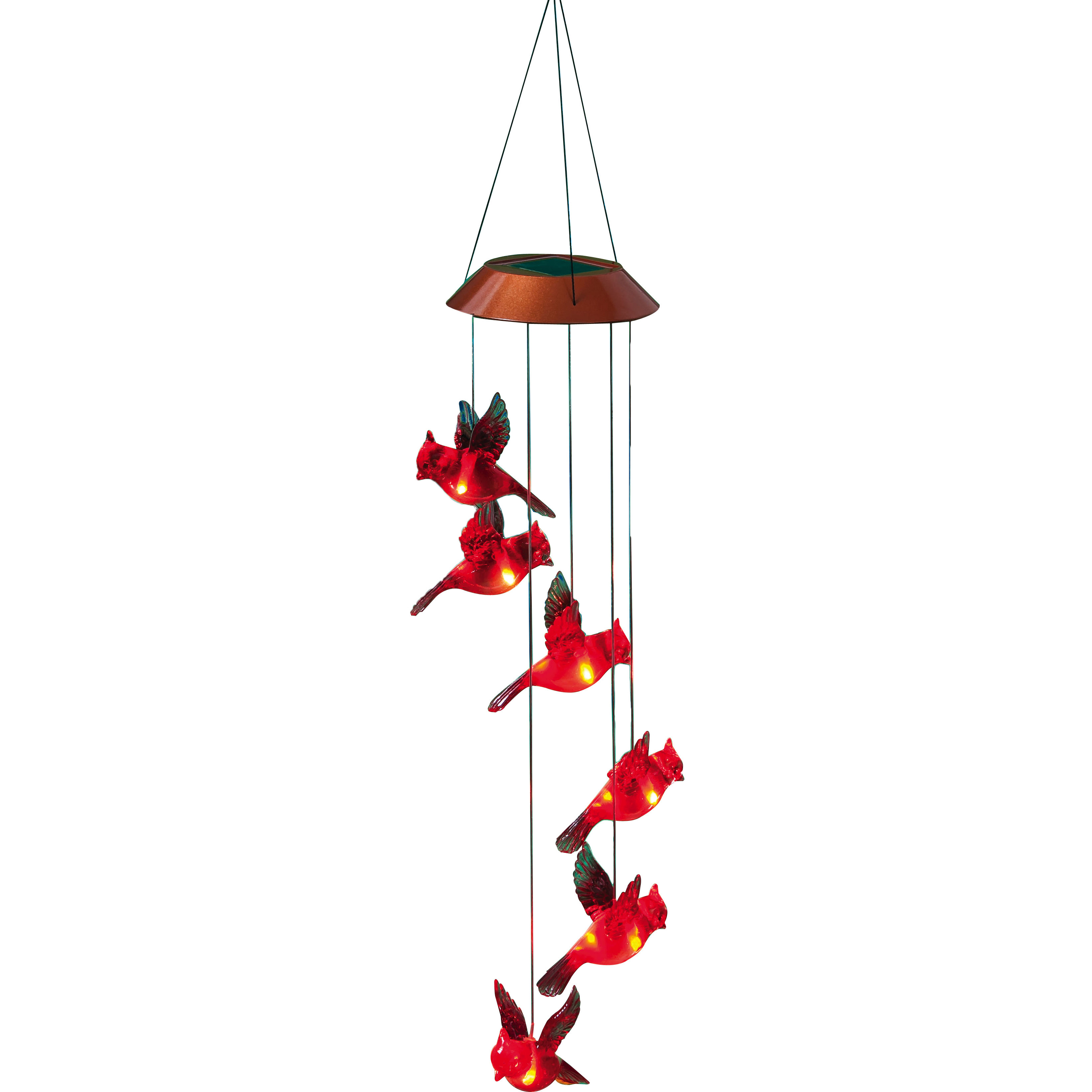 Evergreen Flag Garden Days Cardinal Solar Mobile Wind Evergreen Flag Garden Days Cardinal Solar Mobile Wind Chime Magnifying Glass