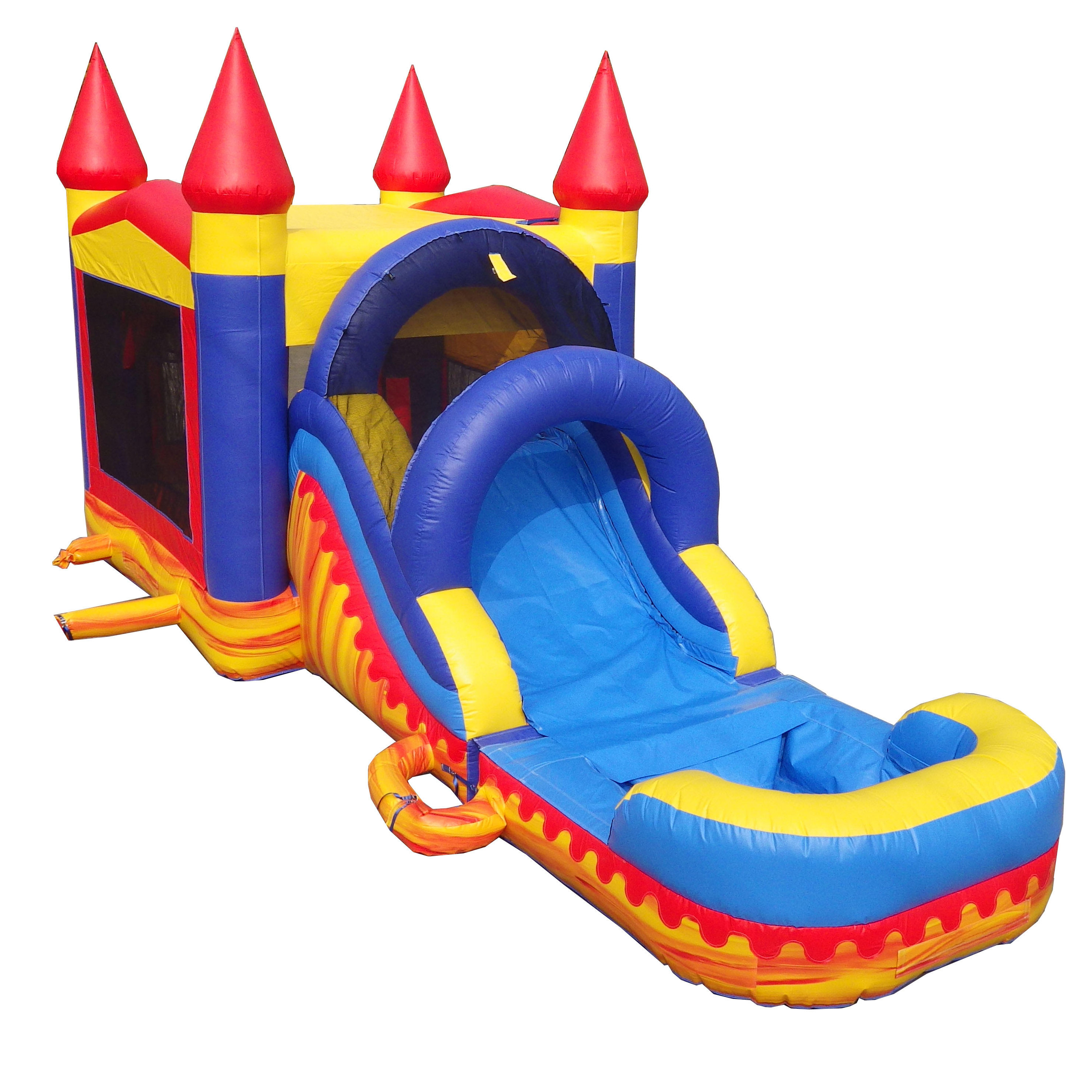 jumporange caterpillar inflatable combo