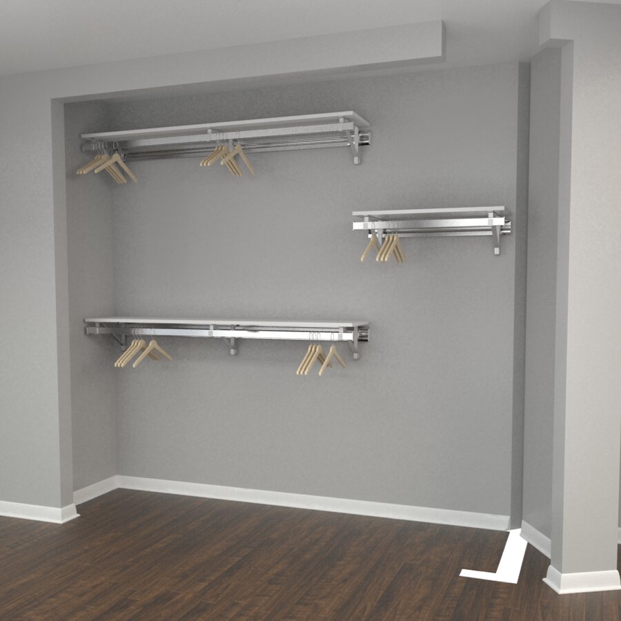 Orginnovations Inc Arrange a Space Heavy Duty 32"W 60" W Closet